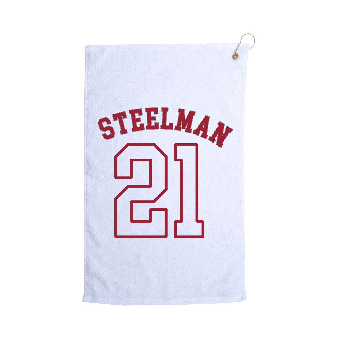 Golf Towel — Shirsey Arch in White