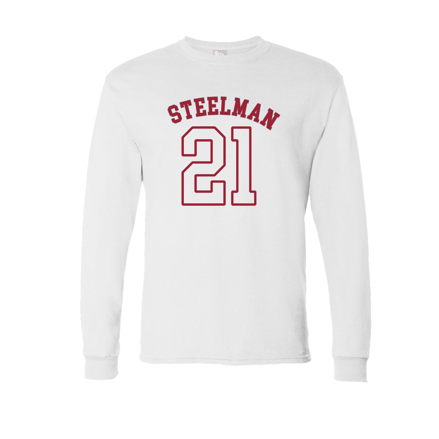 Long Sleeve Tee — Shirsey Arch in White