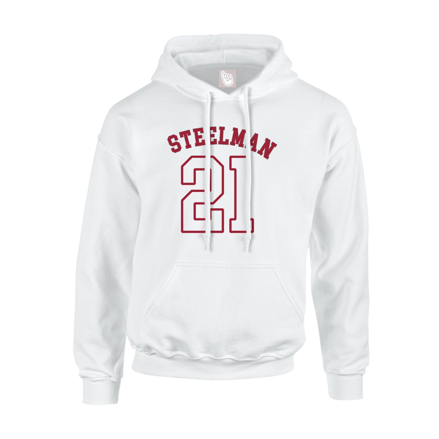 Hoodie — Shirsey Arch in White