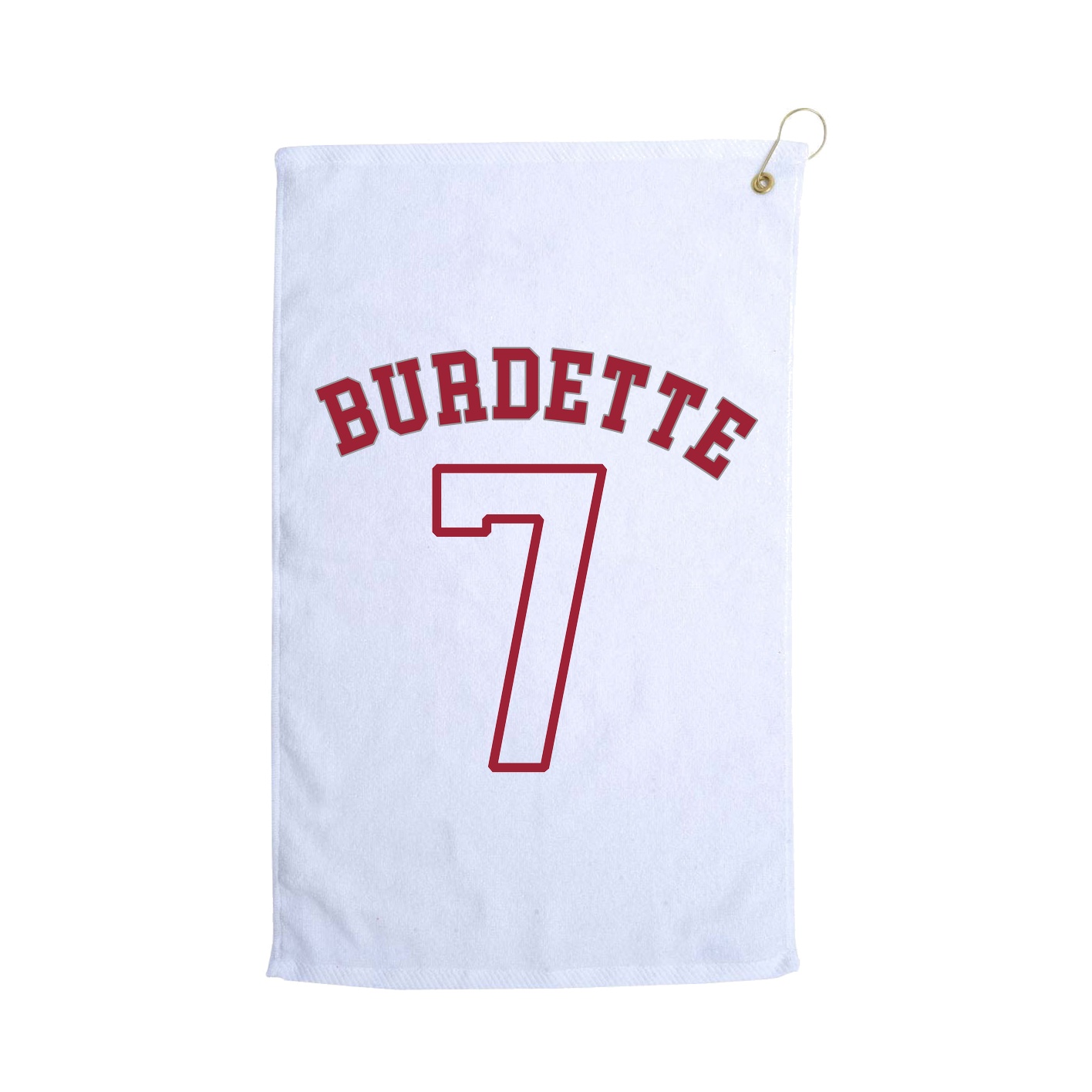 Golf Towel — Shirsey Arch in White