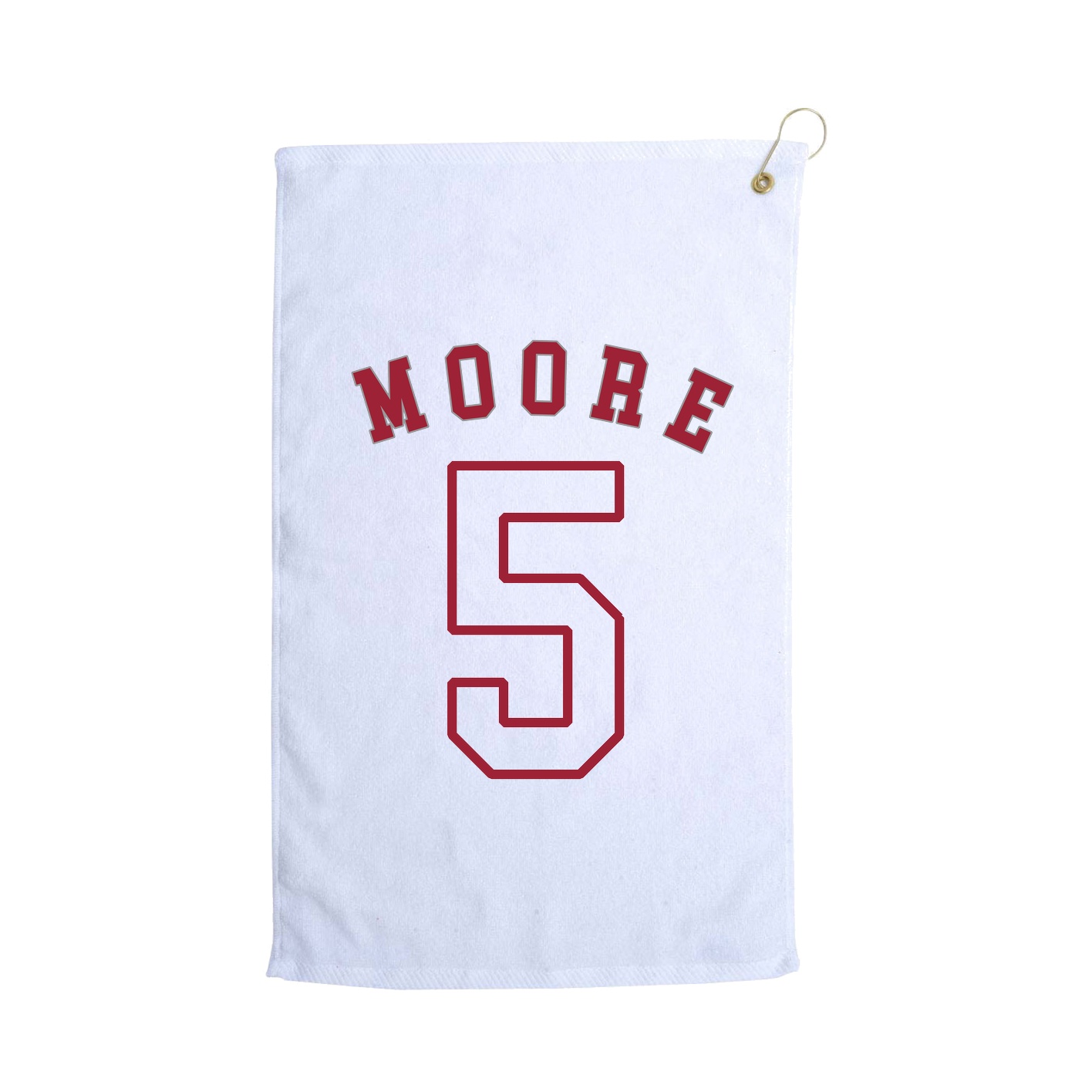 Golf Towel — Shirsey Arch in White