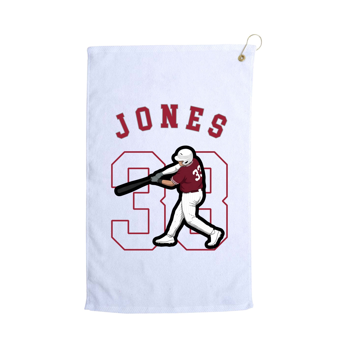 Golf Towel — Shirsey Arch in White
