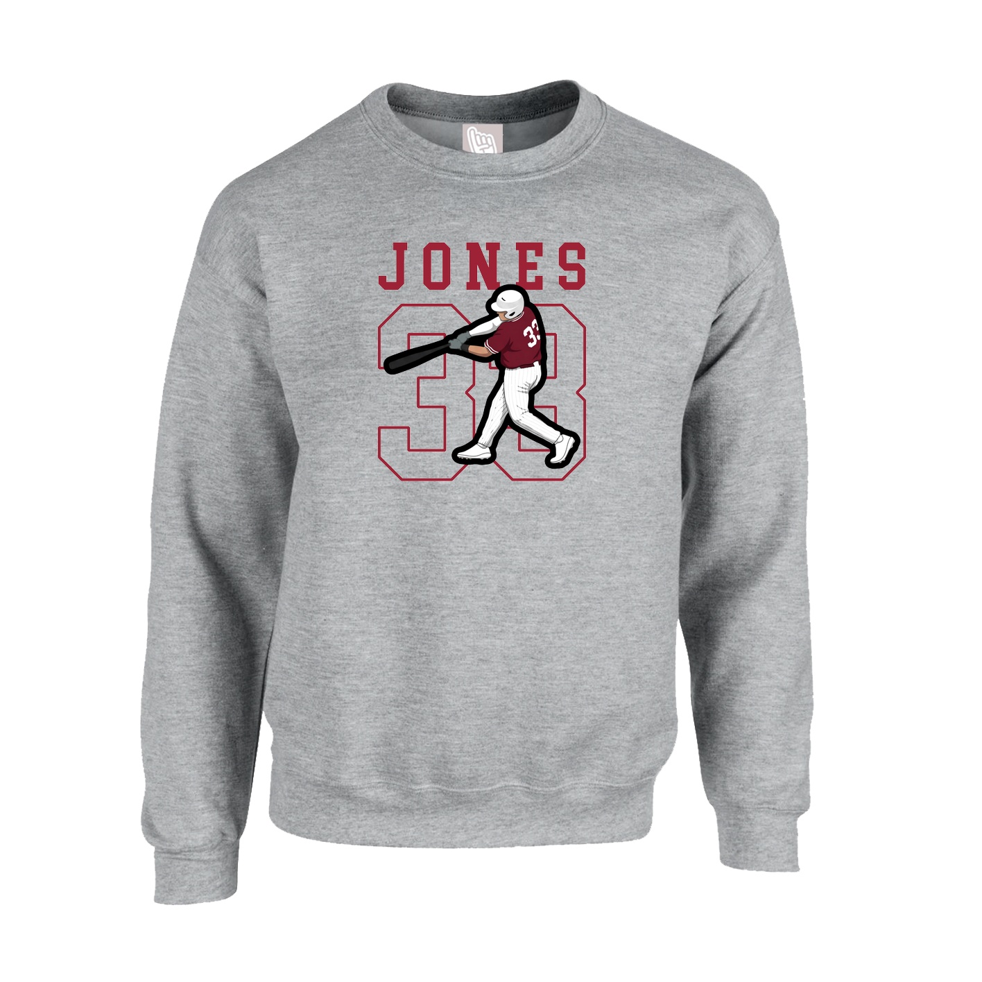 Fleece Crew — Shirsey in Grey