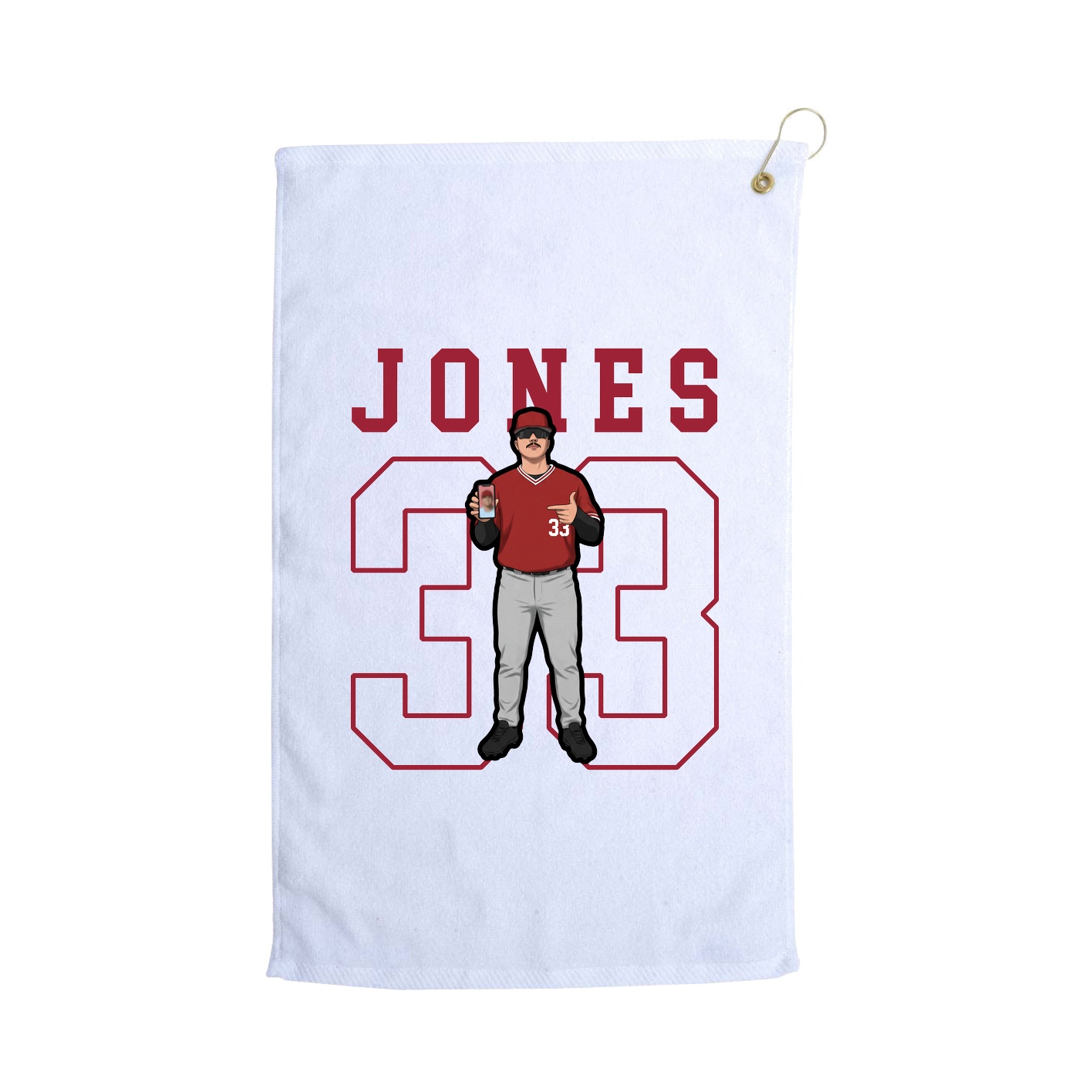 Golf Towel — Shirsey in White