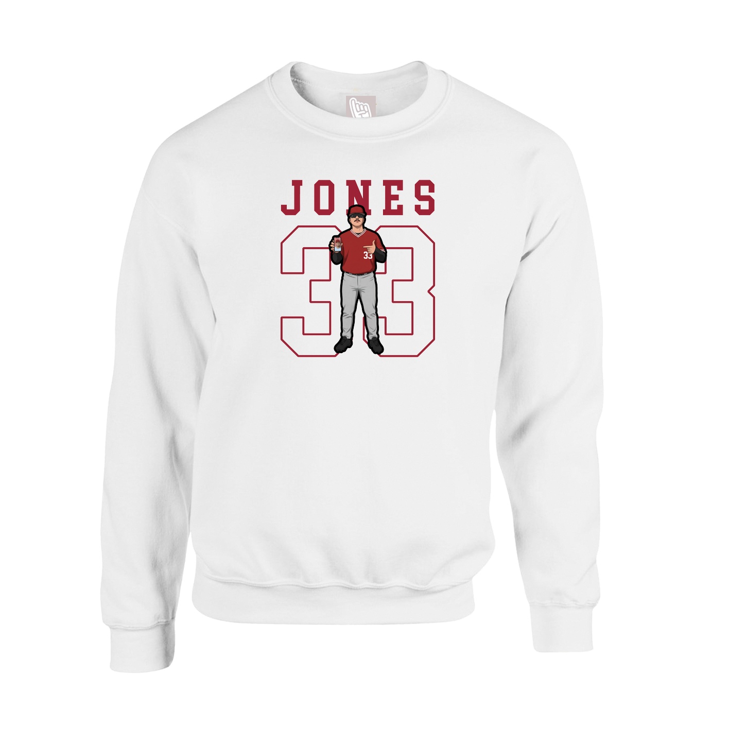 Fleece Crew — Shirsey in White