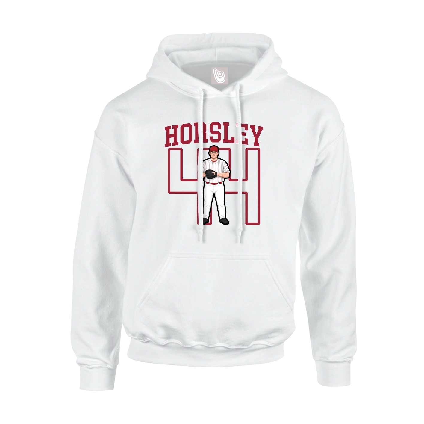 Hoodie — Shirsey in White