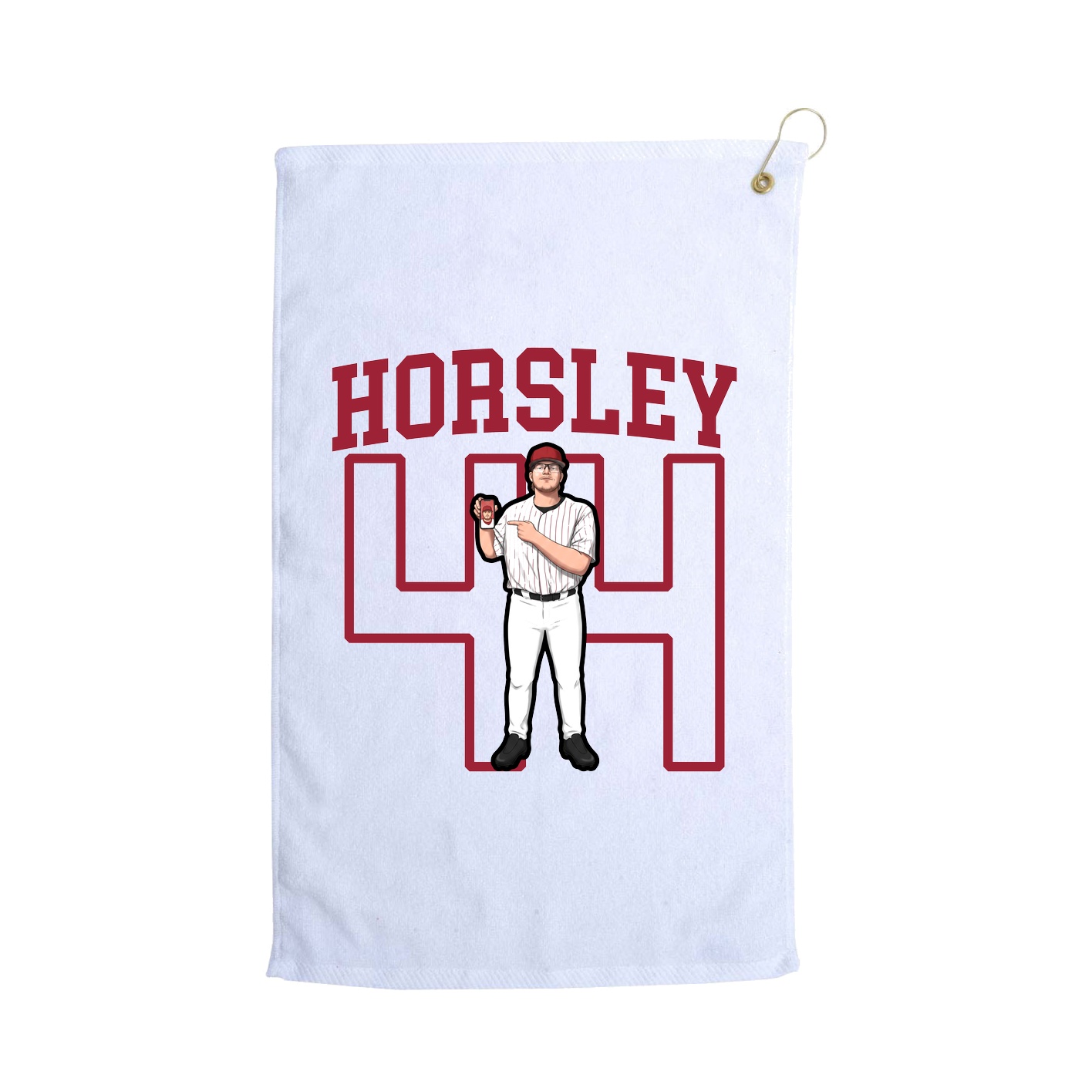 Golf Towel — Shirsey in White