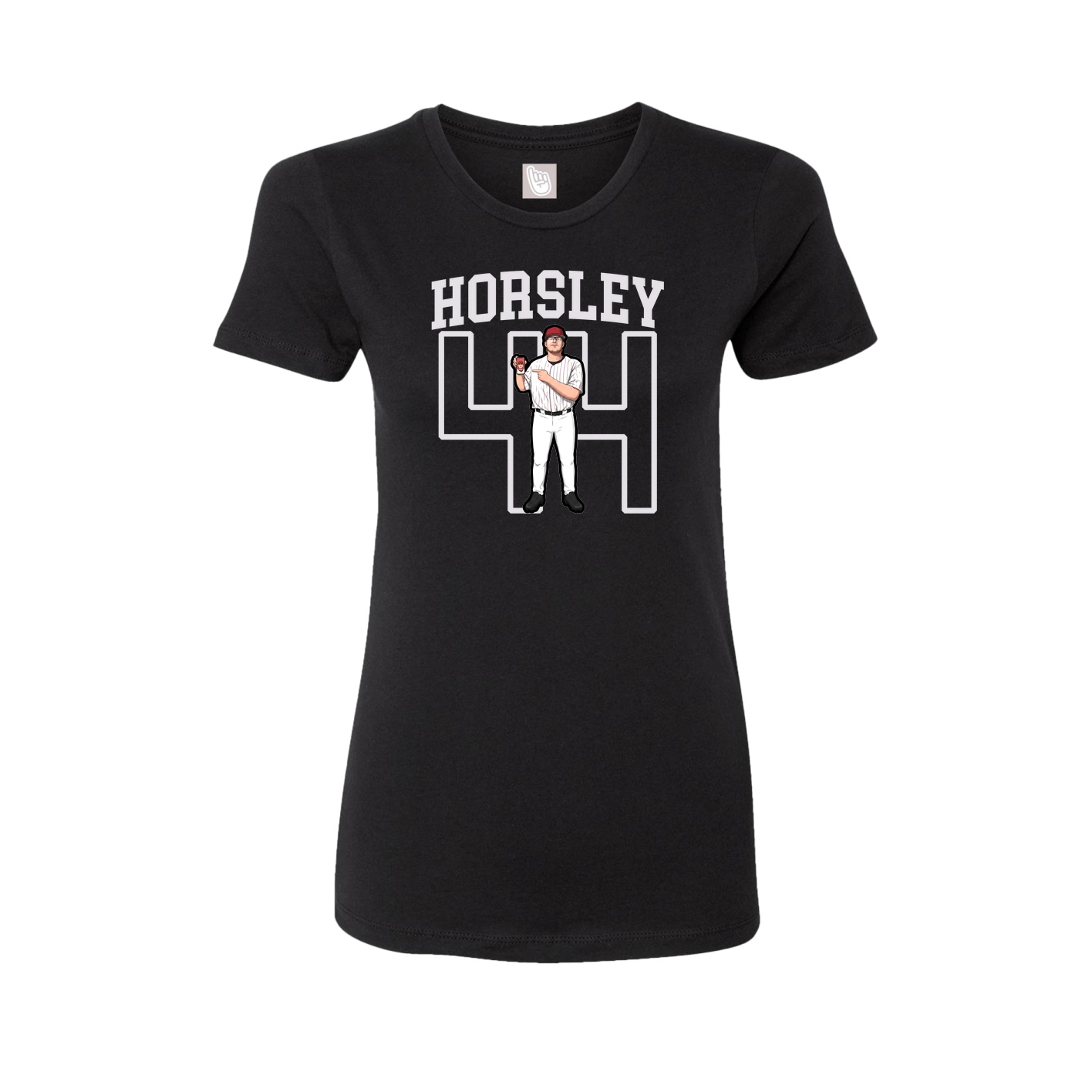 Fitted Women's Tee — Shirsey in Black