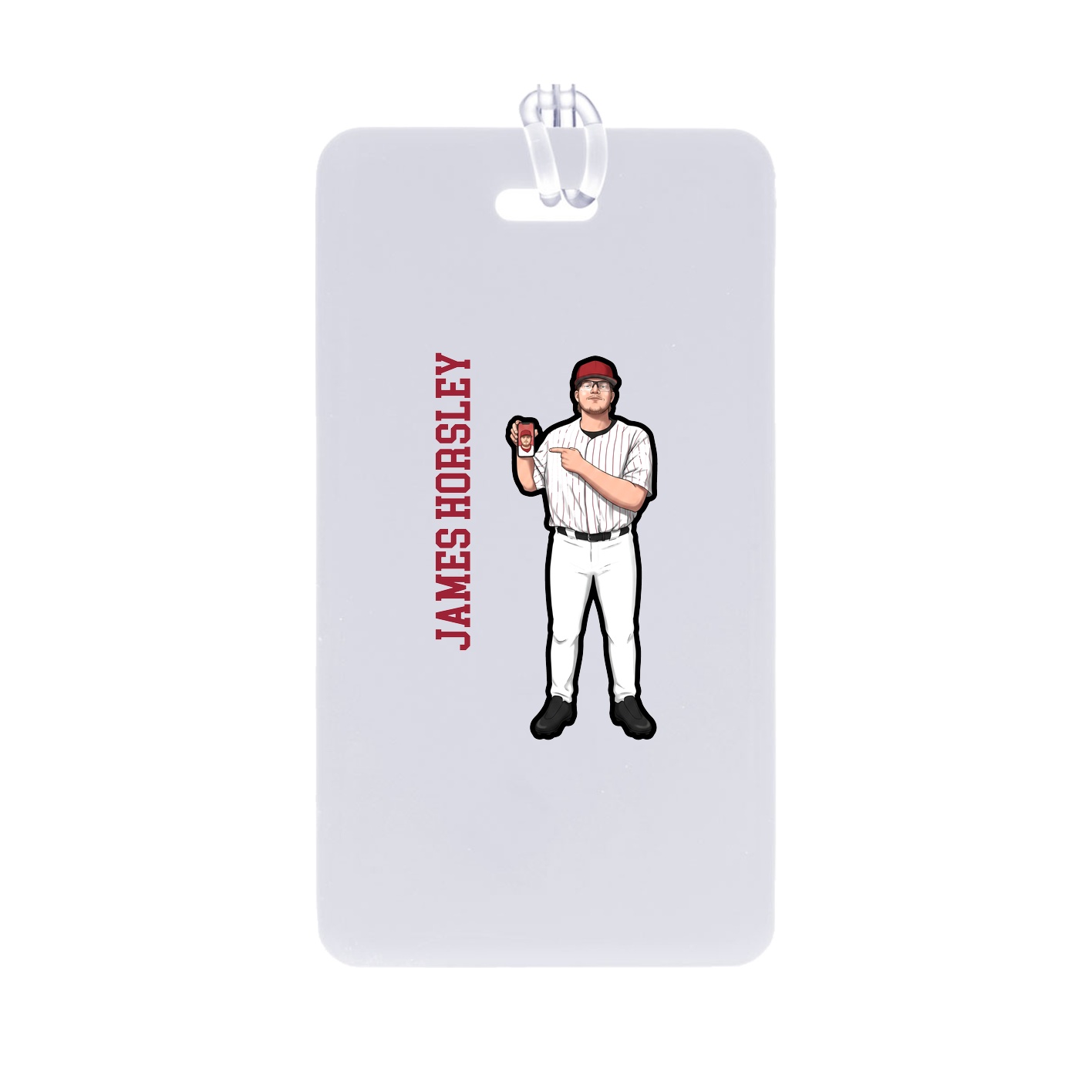 Bag Tag — Name Vertical in Classic