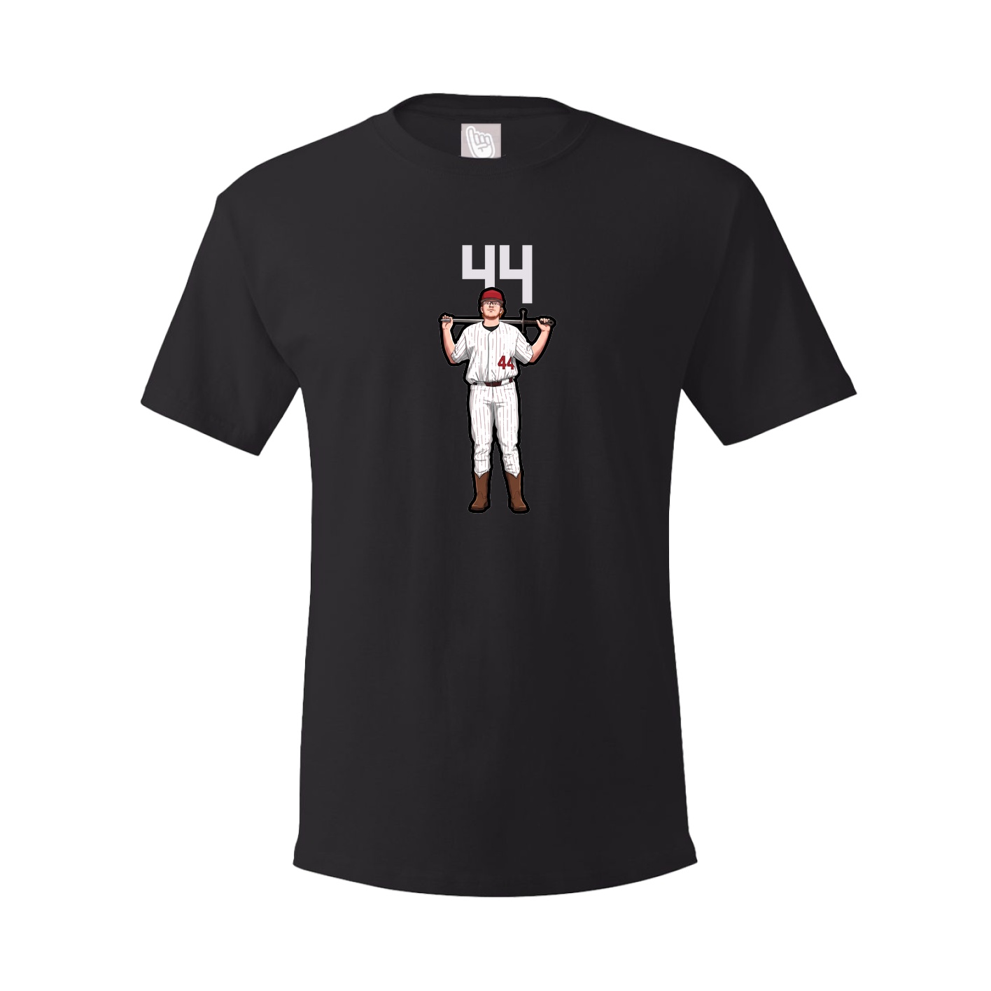 Youth Tee — Number Top in Black