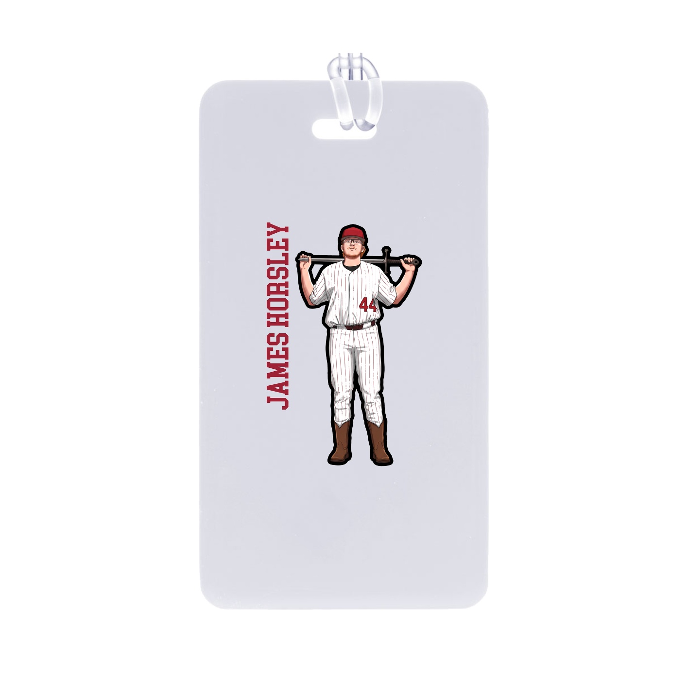Bag Tag — Name Vertical in Classic