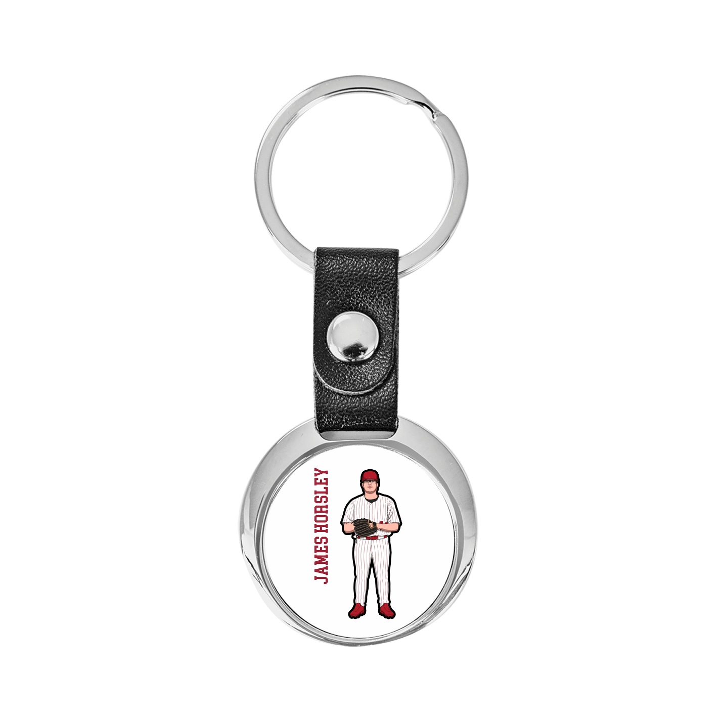 Key Chain — Name Vertical in Classic