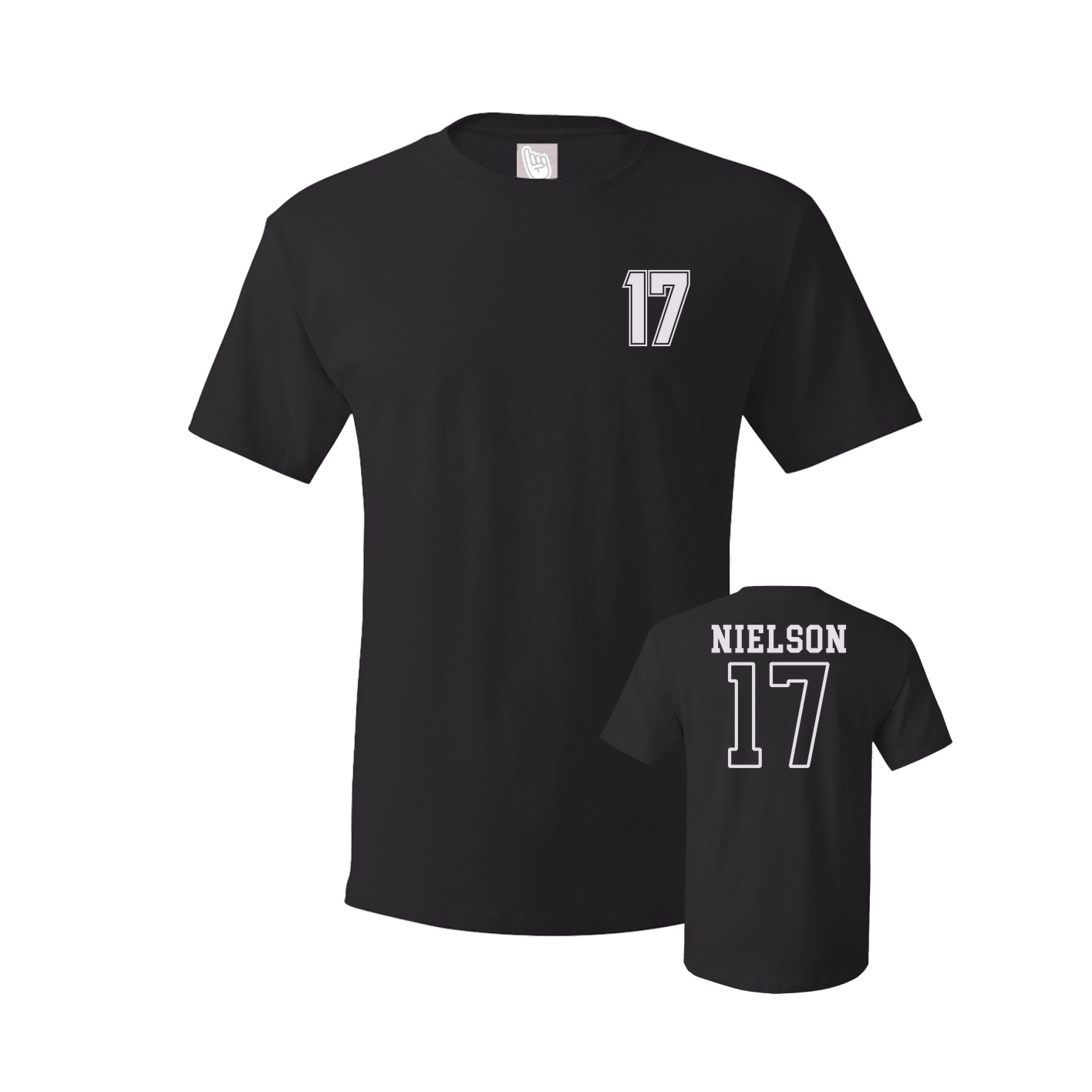 Youth Tee — Chest Back in Black