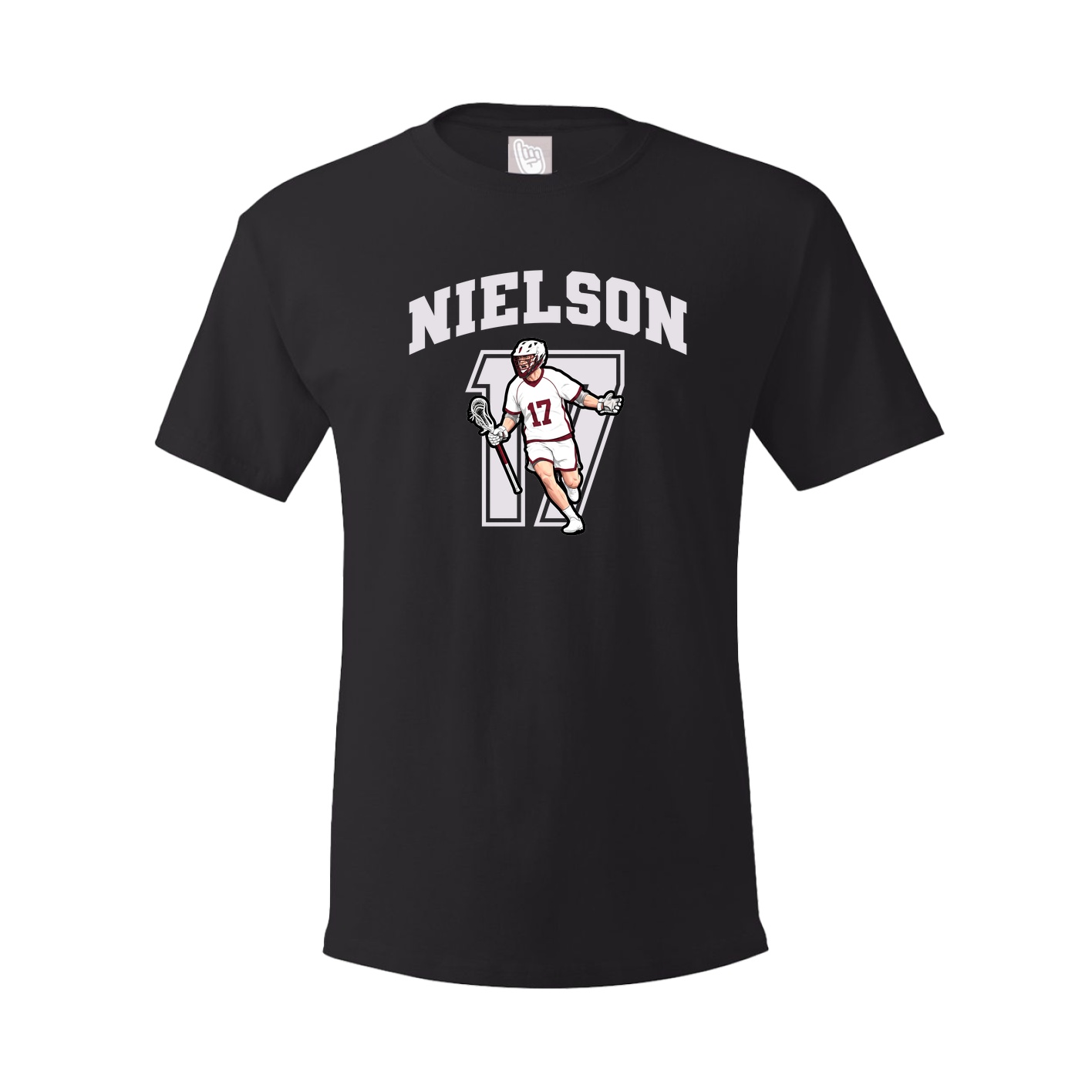 Youth Tee — Number in Black
