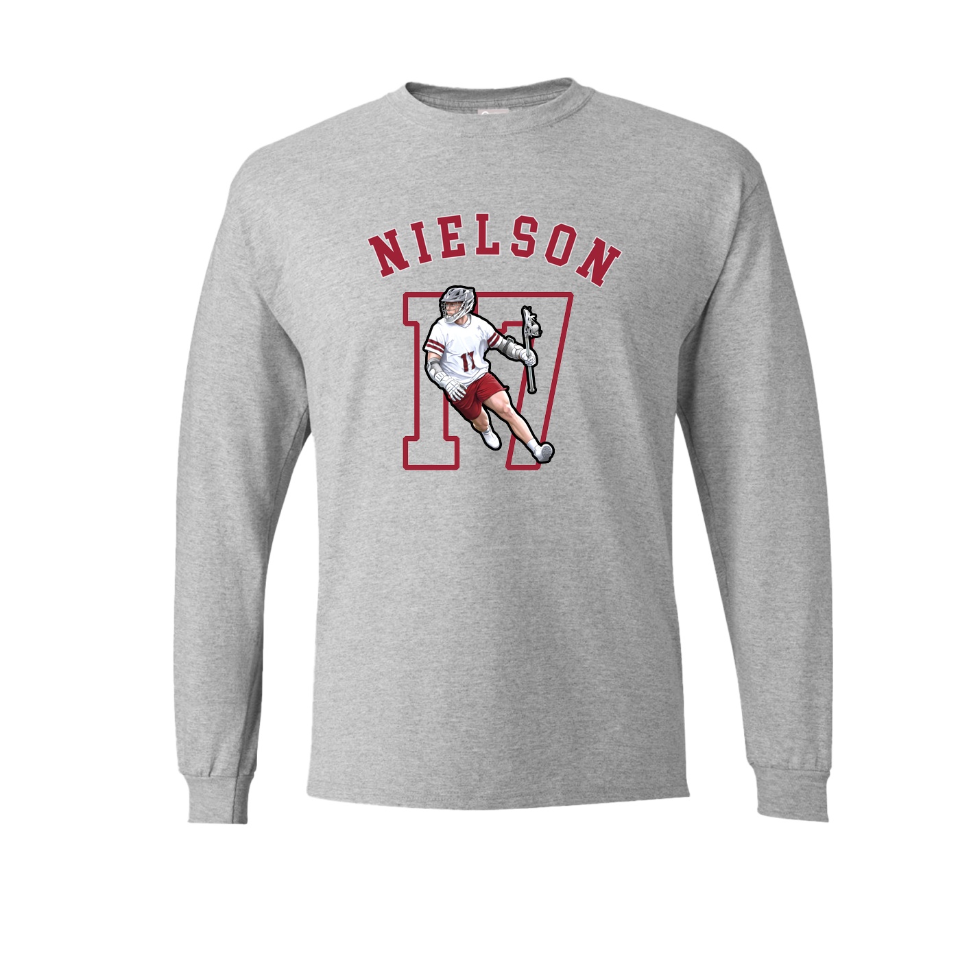 Long Sleeve Tee — Shirsey Arch in Grey