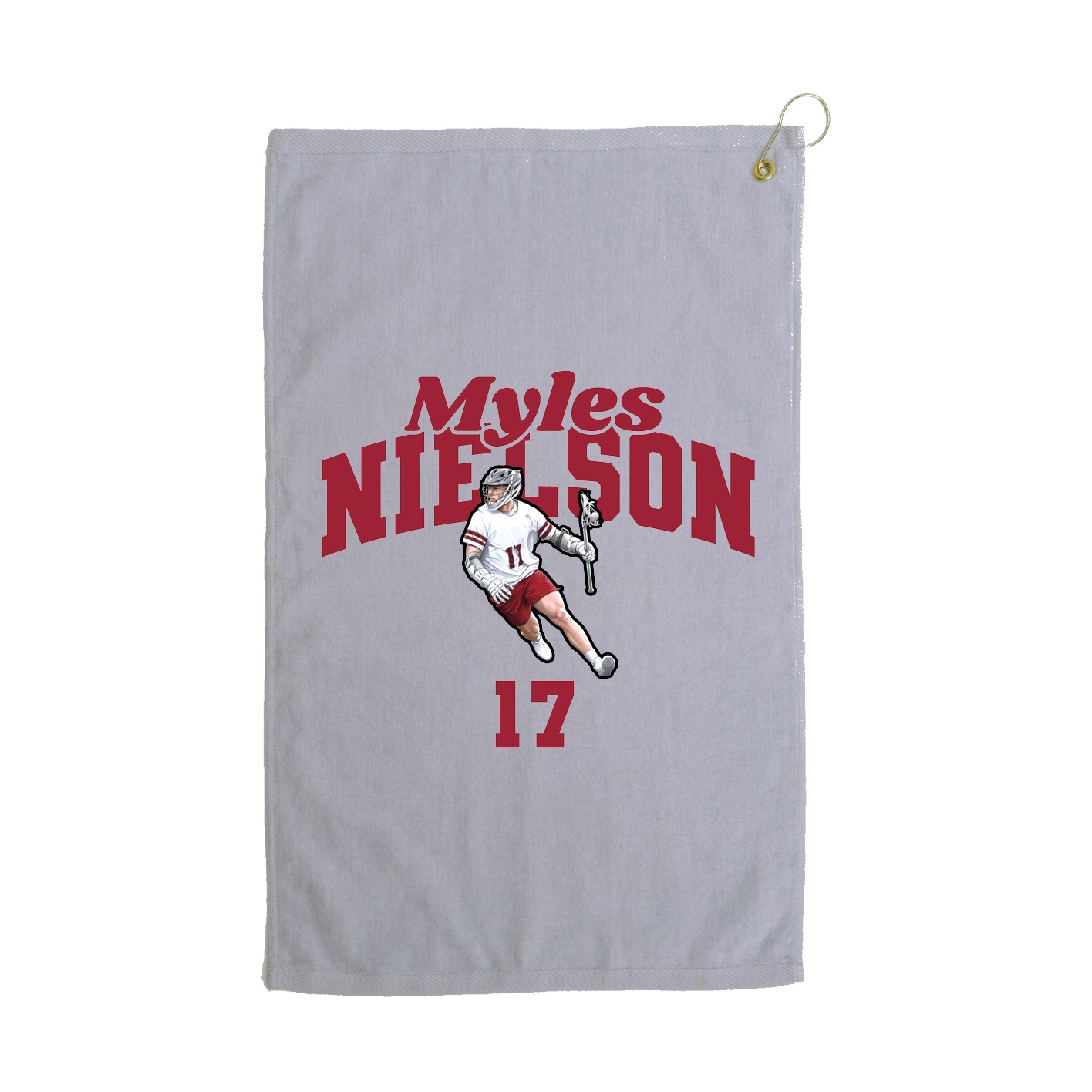 Golf Towel — Signature Arch in Grey