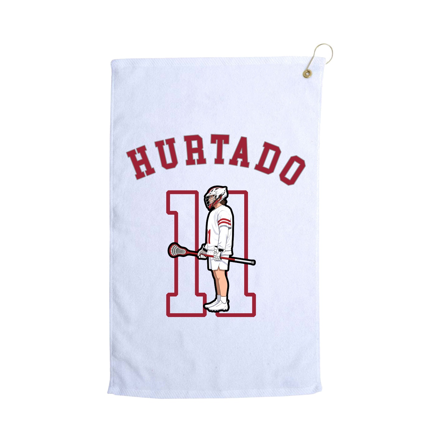 Golf Towel — Shirsey Arch in White
