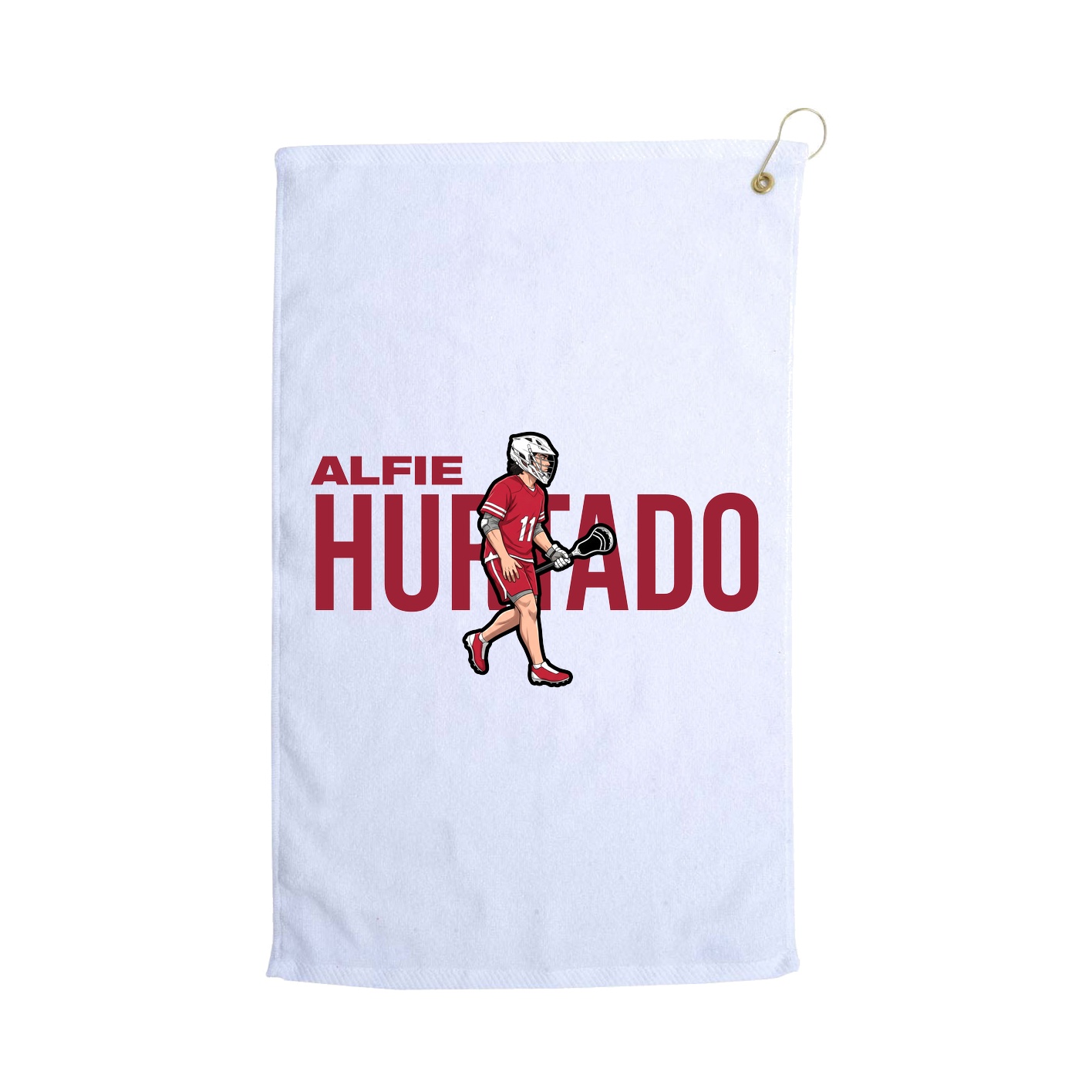 Golf Towel — Player Name in White