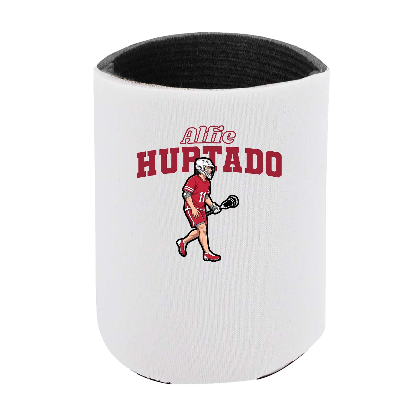 Can Holder — Name Arch in White