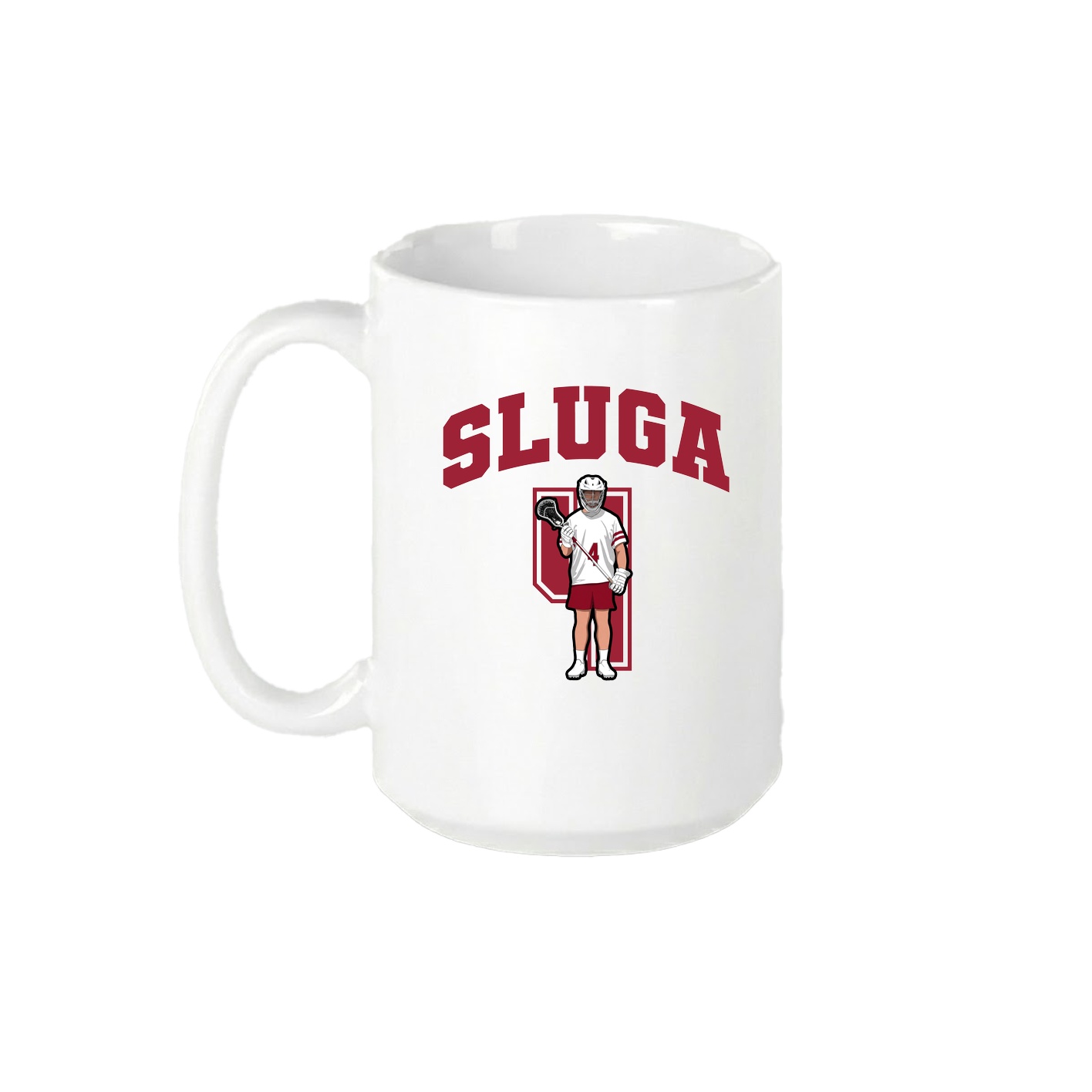 15oz Coffee Mug — Number in White
