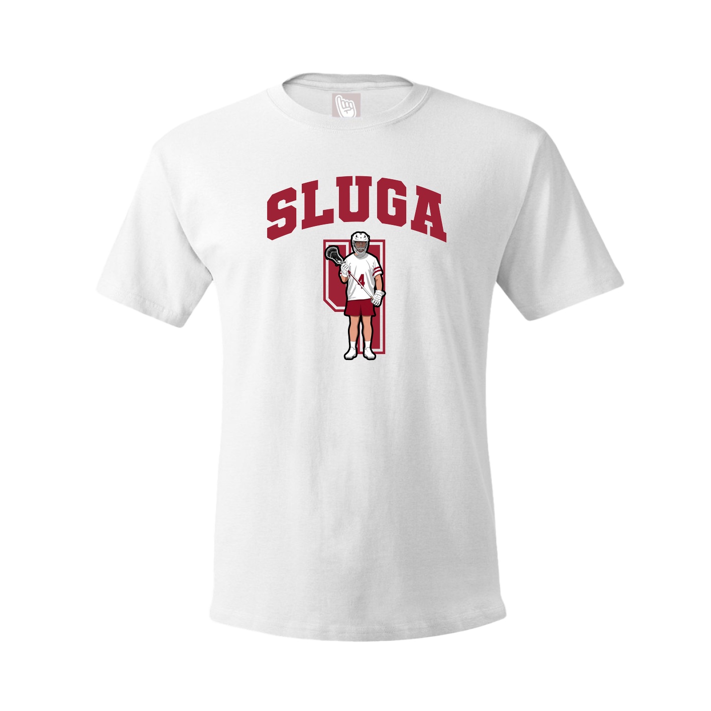 Youth Tee — Number in White