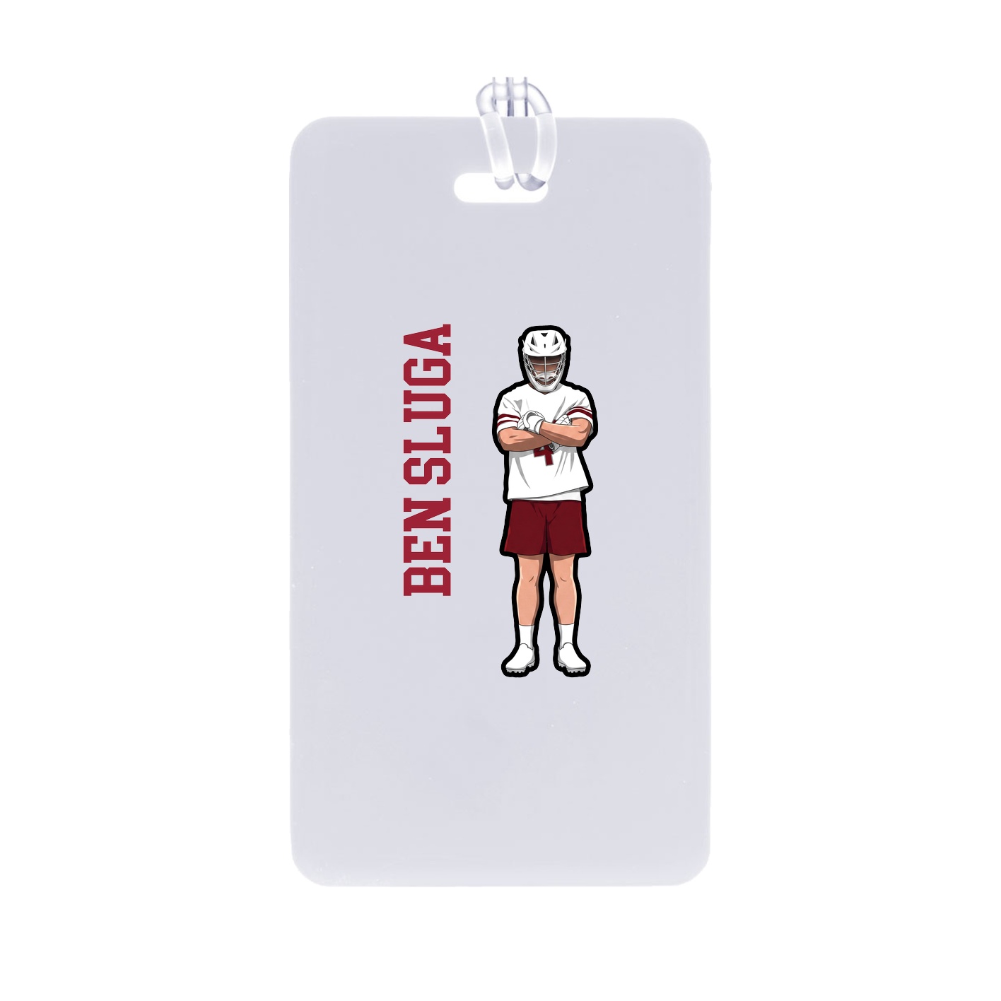 Bag Tag — Name Vertical in Classic
