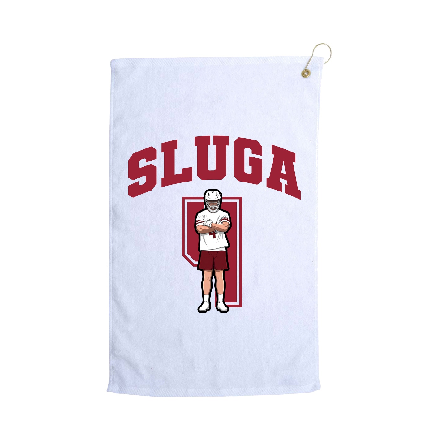 Golf Towel — Number in White