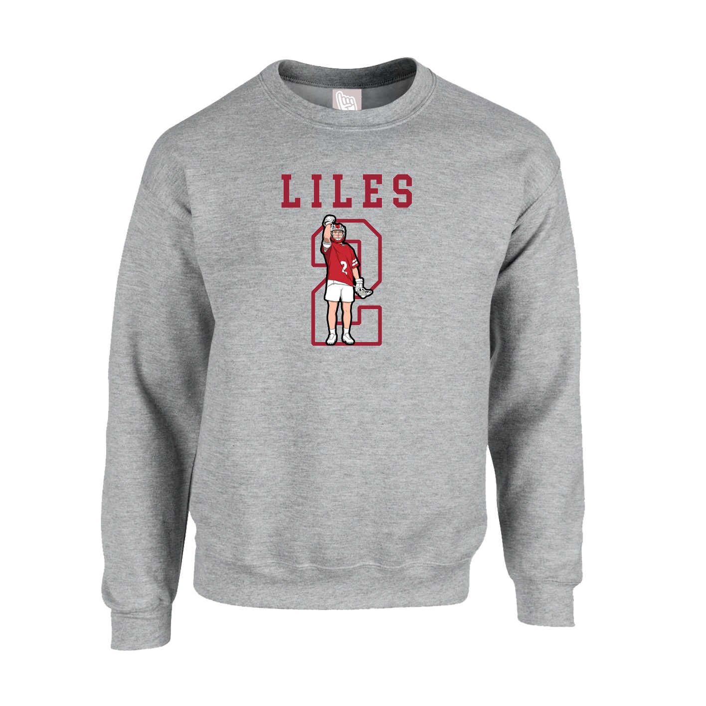 Fleece Crew — Shirsey in Grey