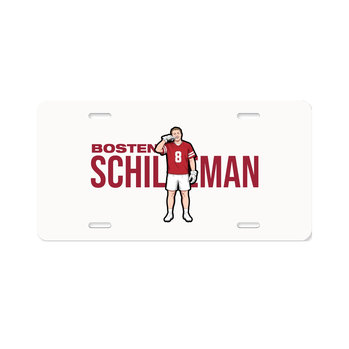 License Plate — Player Name in Classic