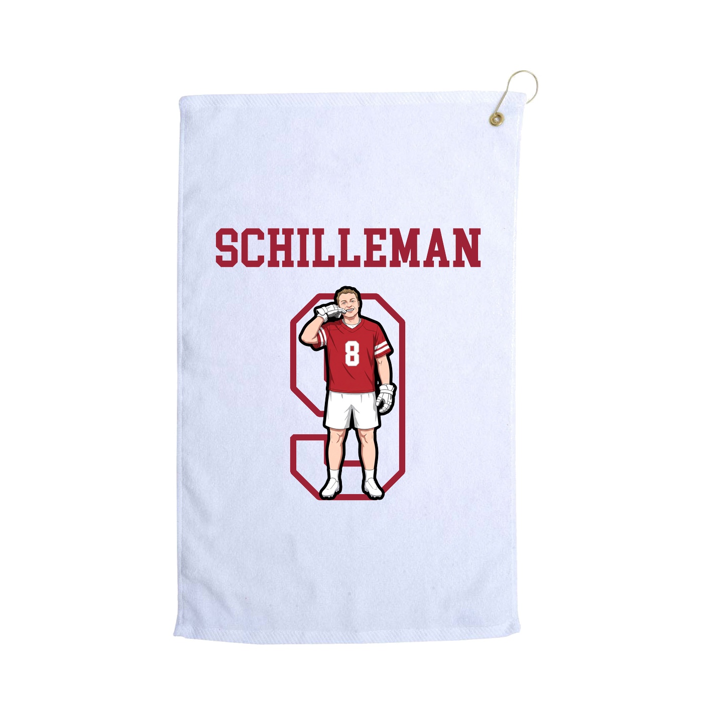 Golf Towel — Shirsey in White