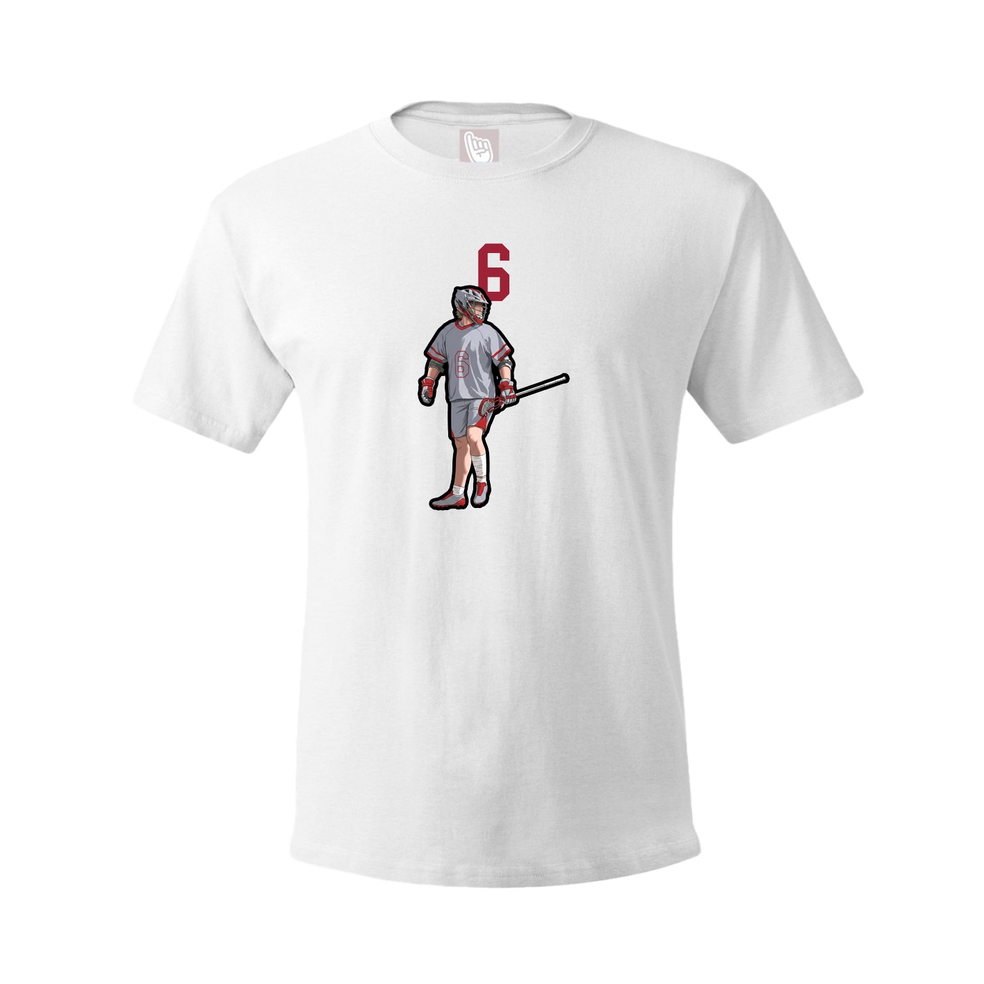 Tee — Number Top in White
