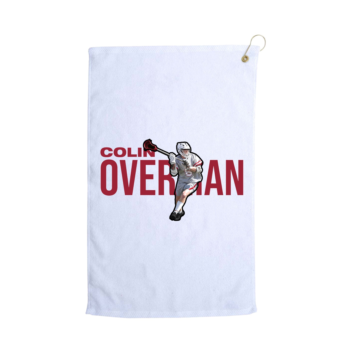 Golf Towel — Player Name in White