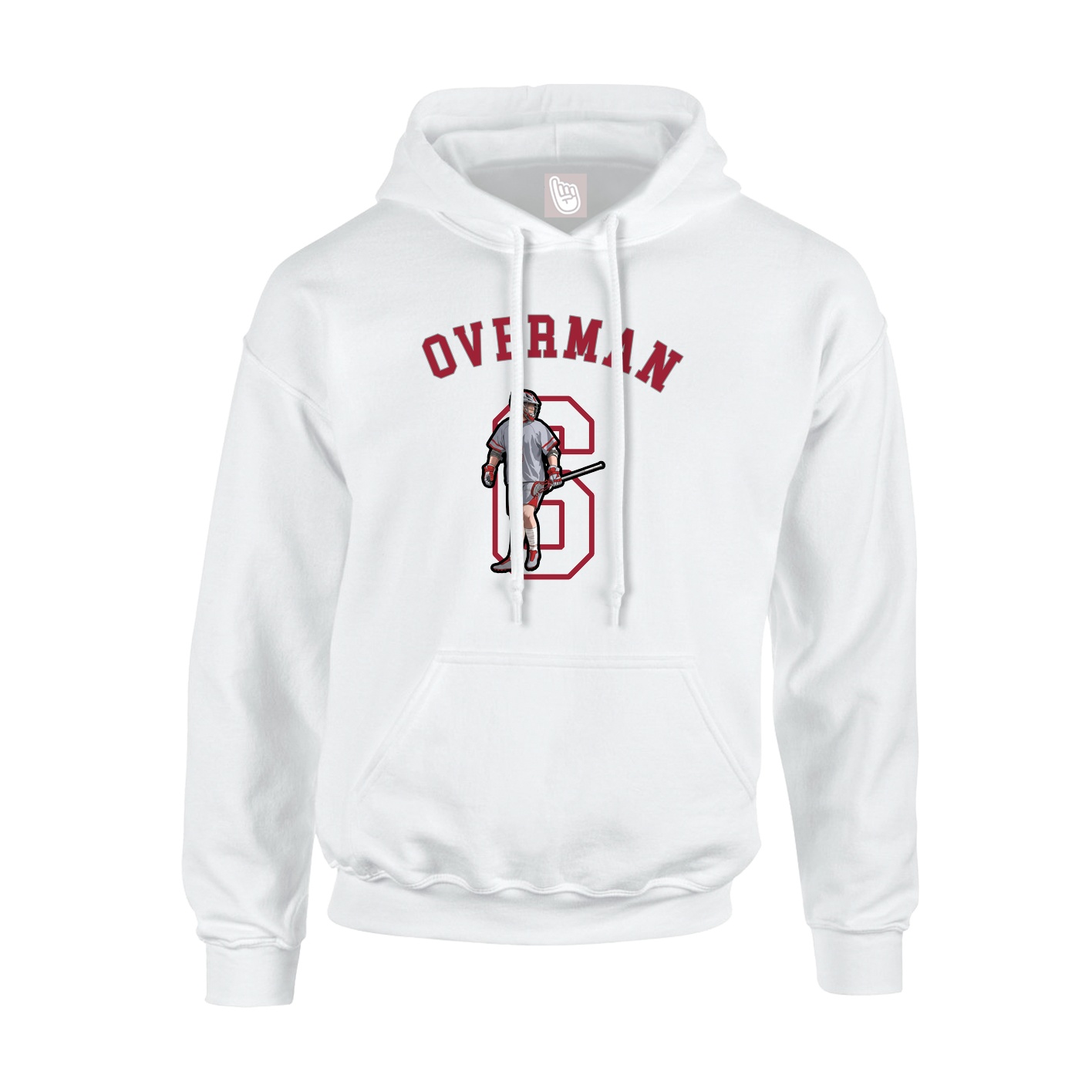 Youth Hoodie — Shirsey Arch in White