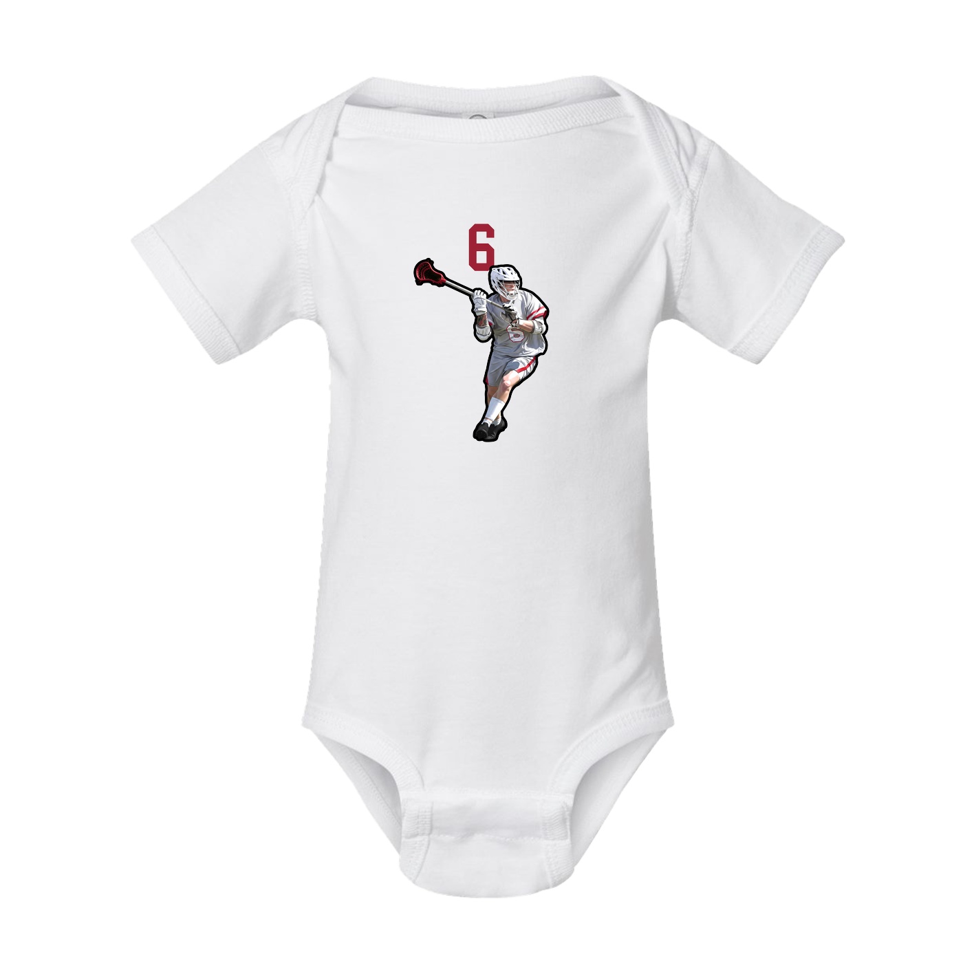 Baby Onesie — Number Top in White