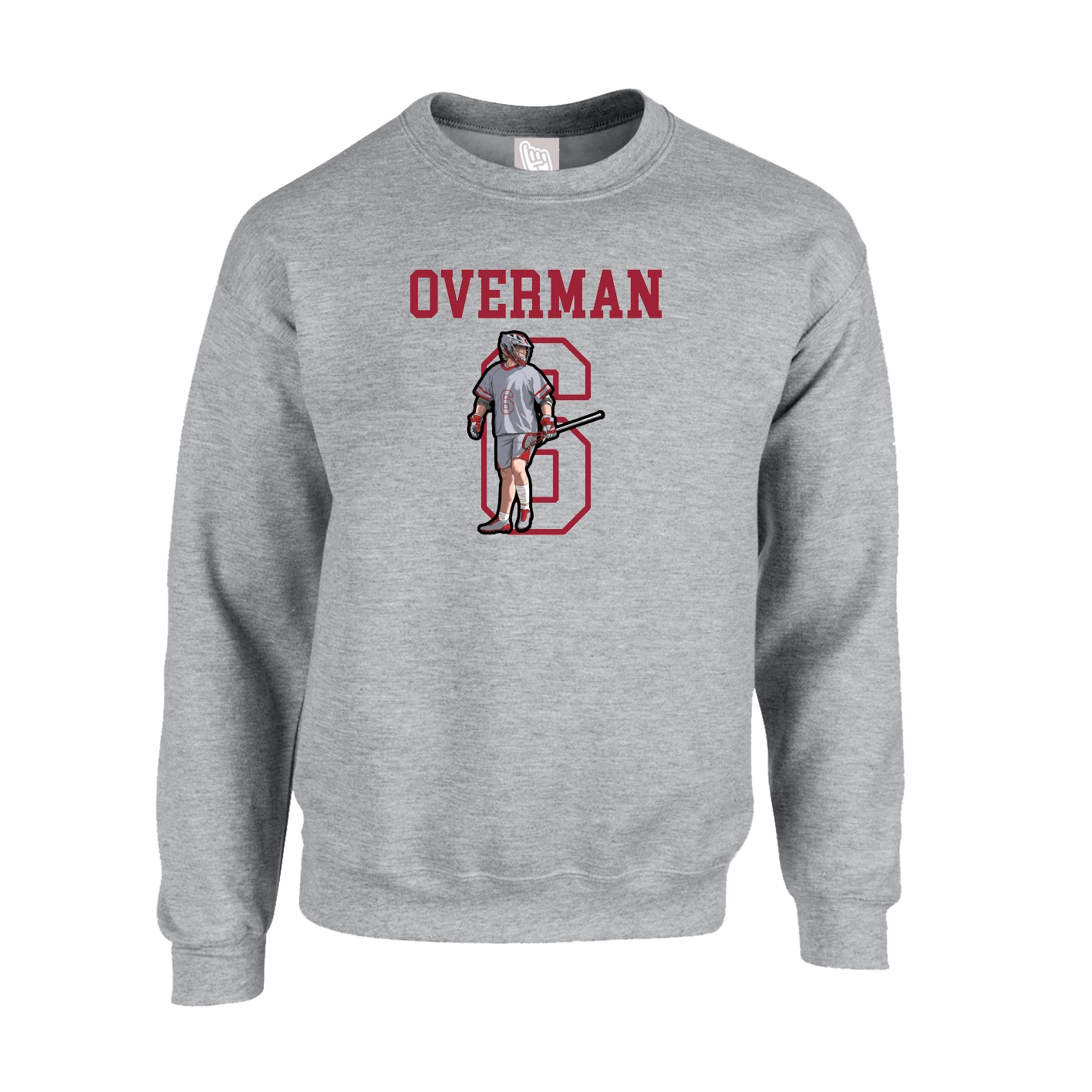 Fleece Crew — Shirsey in Grey