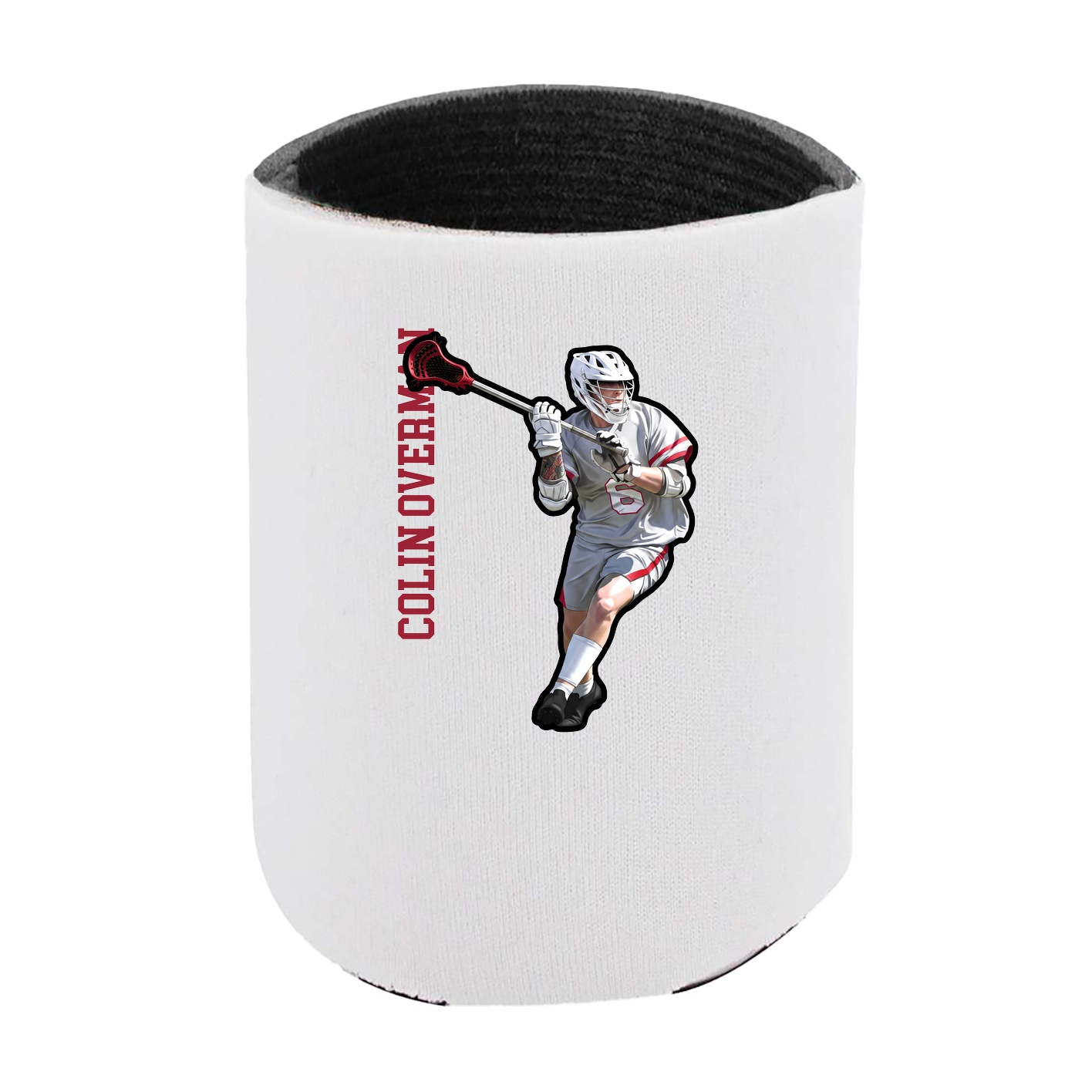 Can Holder — Name Vertical in White