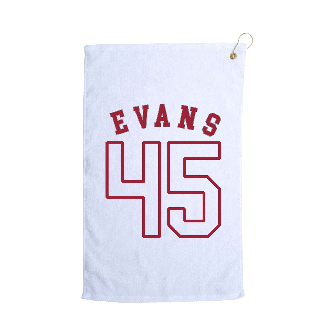 Golf Towel — Shirsey Arch in White