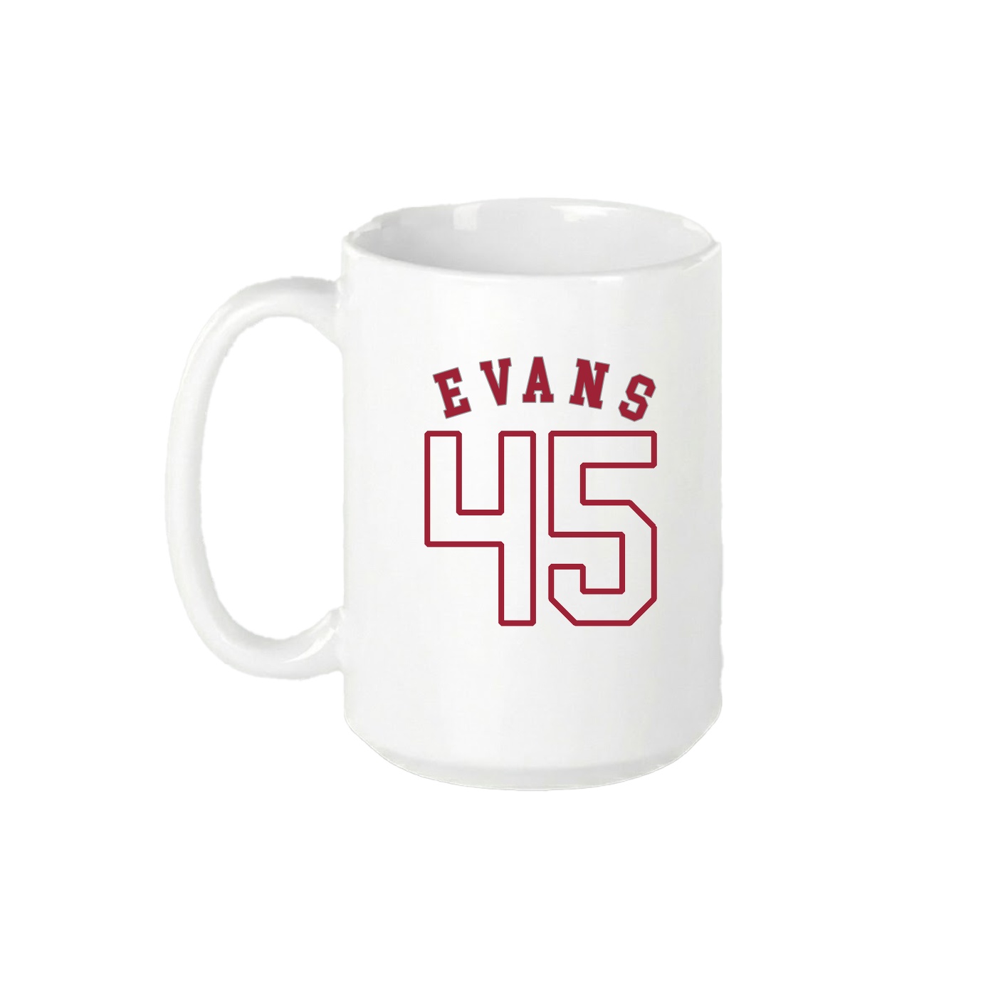 15oz Coffee Mug — Shirsey Arch in White