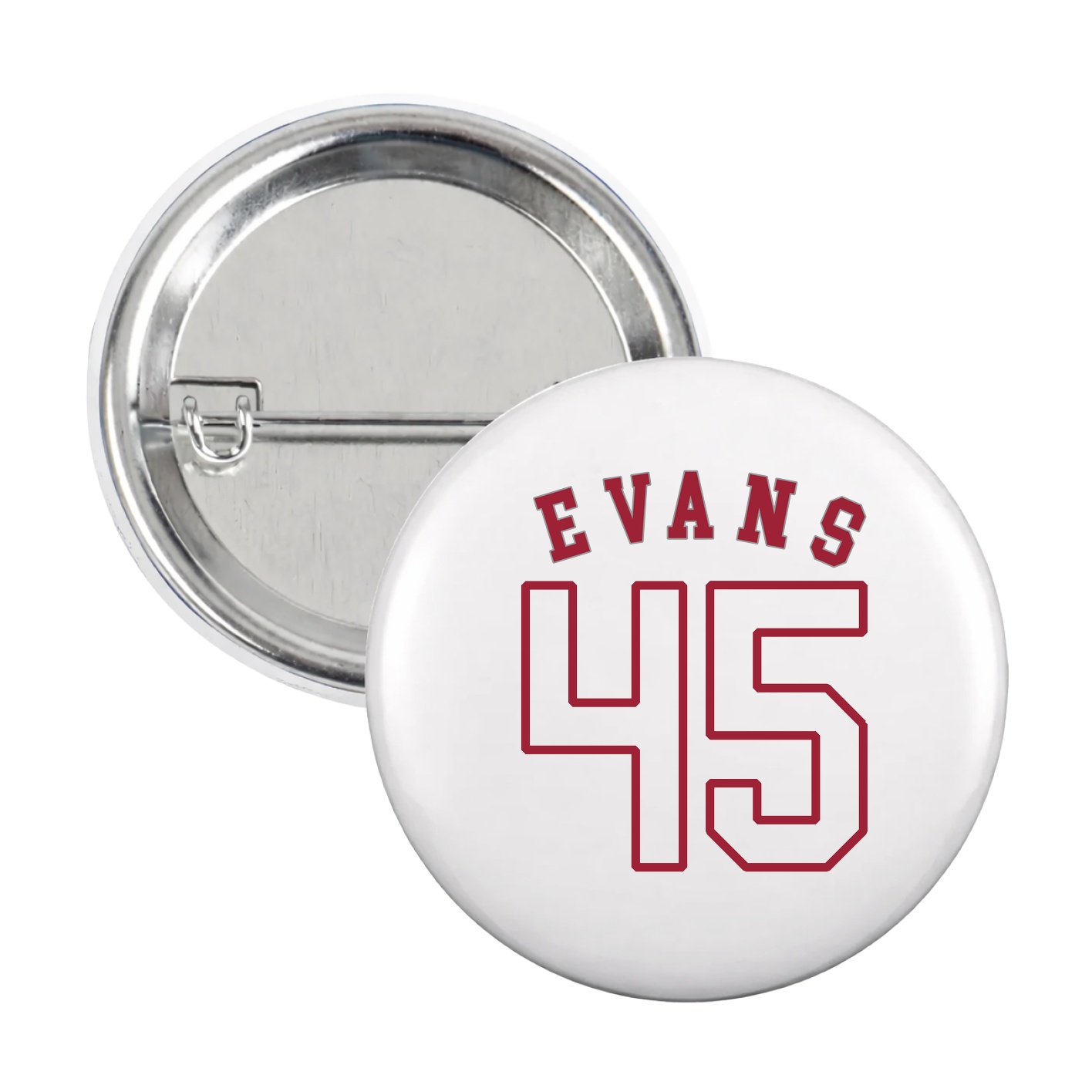 Game Day Button — Shirsey Arch in White