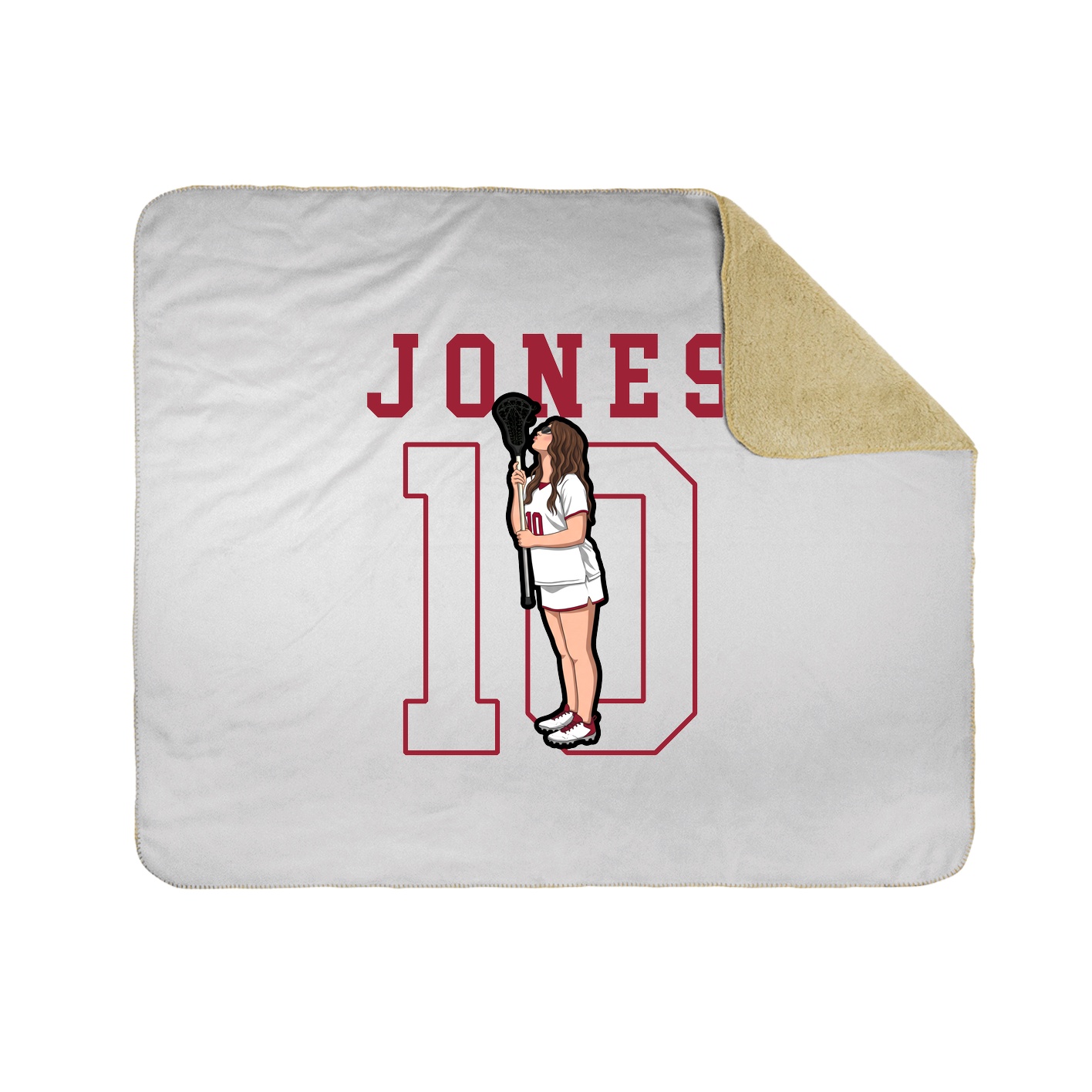 Throw Blanket — Shirsey in White