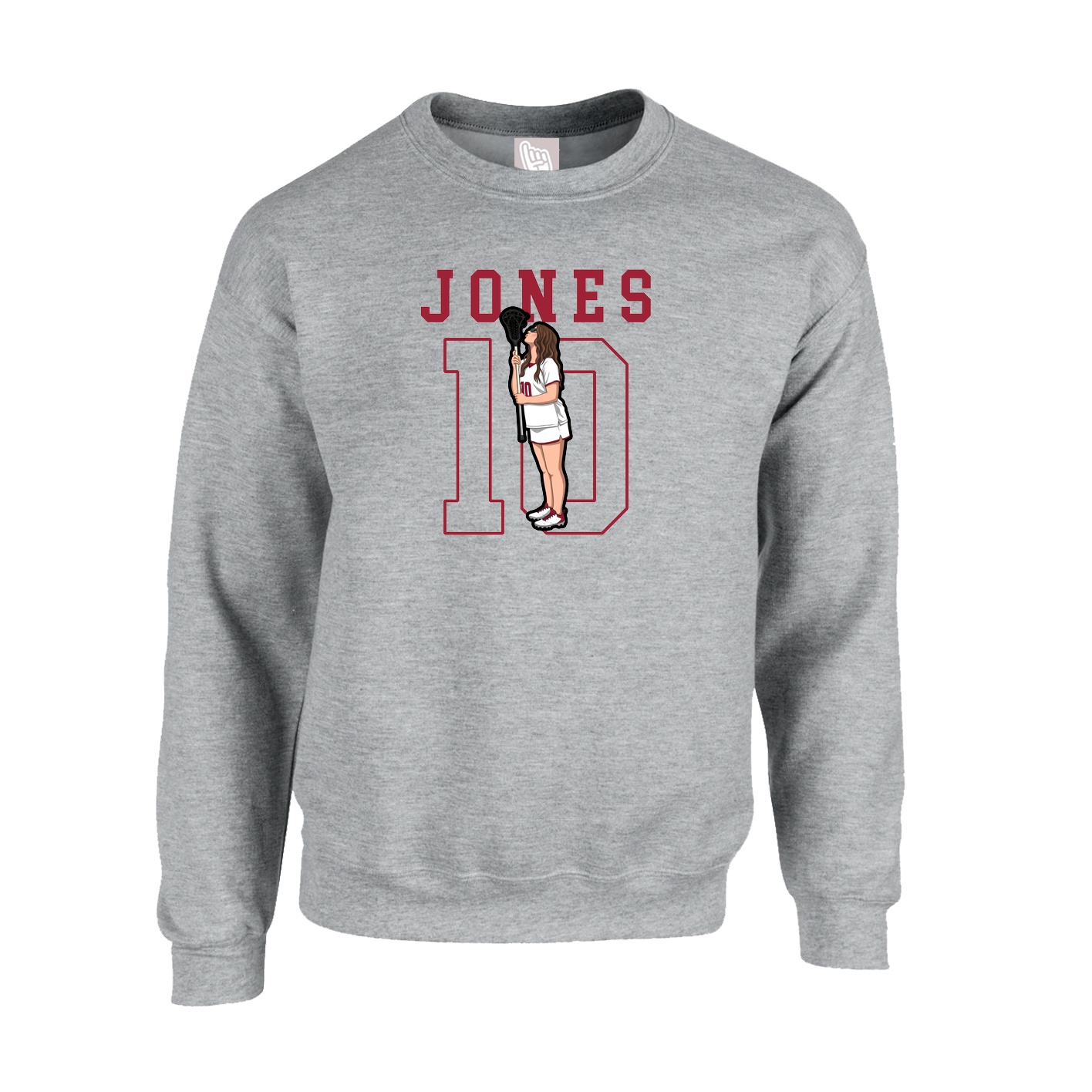 Fleece Crew — Shirsey in Grey