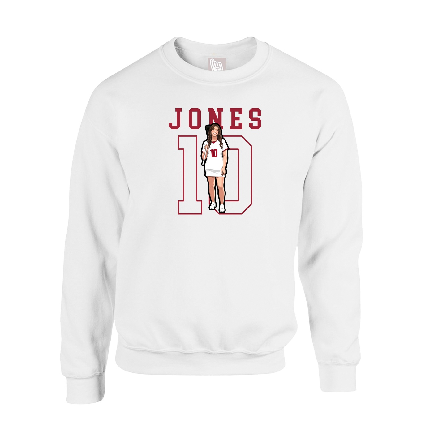 Fleece Crew — Shirsey in White