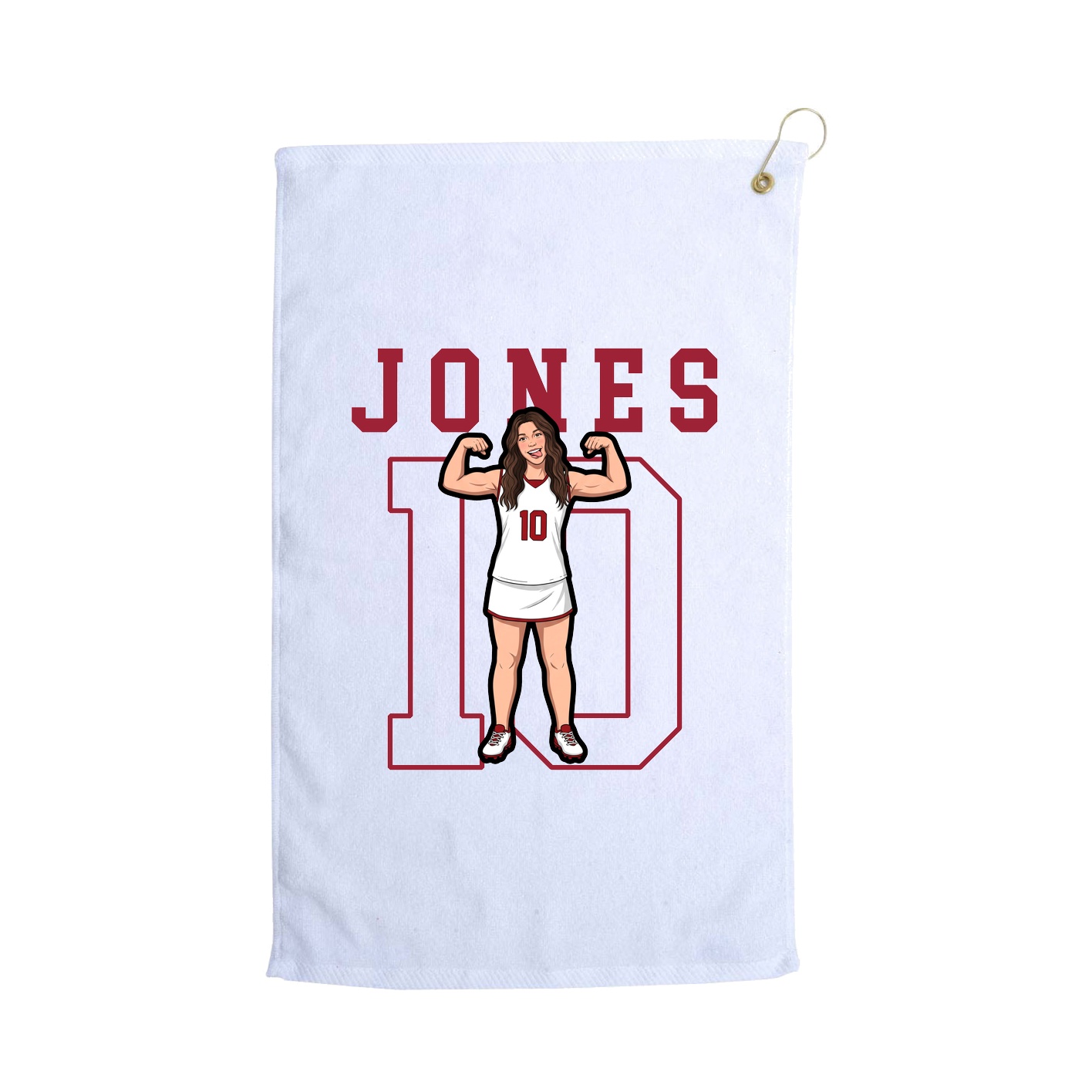 Golf Towel — Shirsey in White