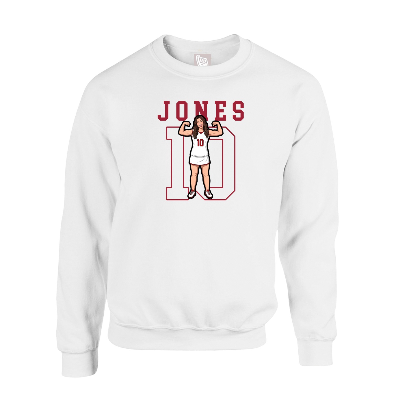 Fleece Crew — Shirsey in White