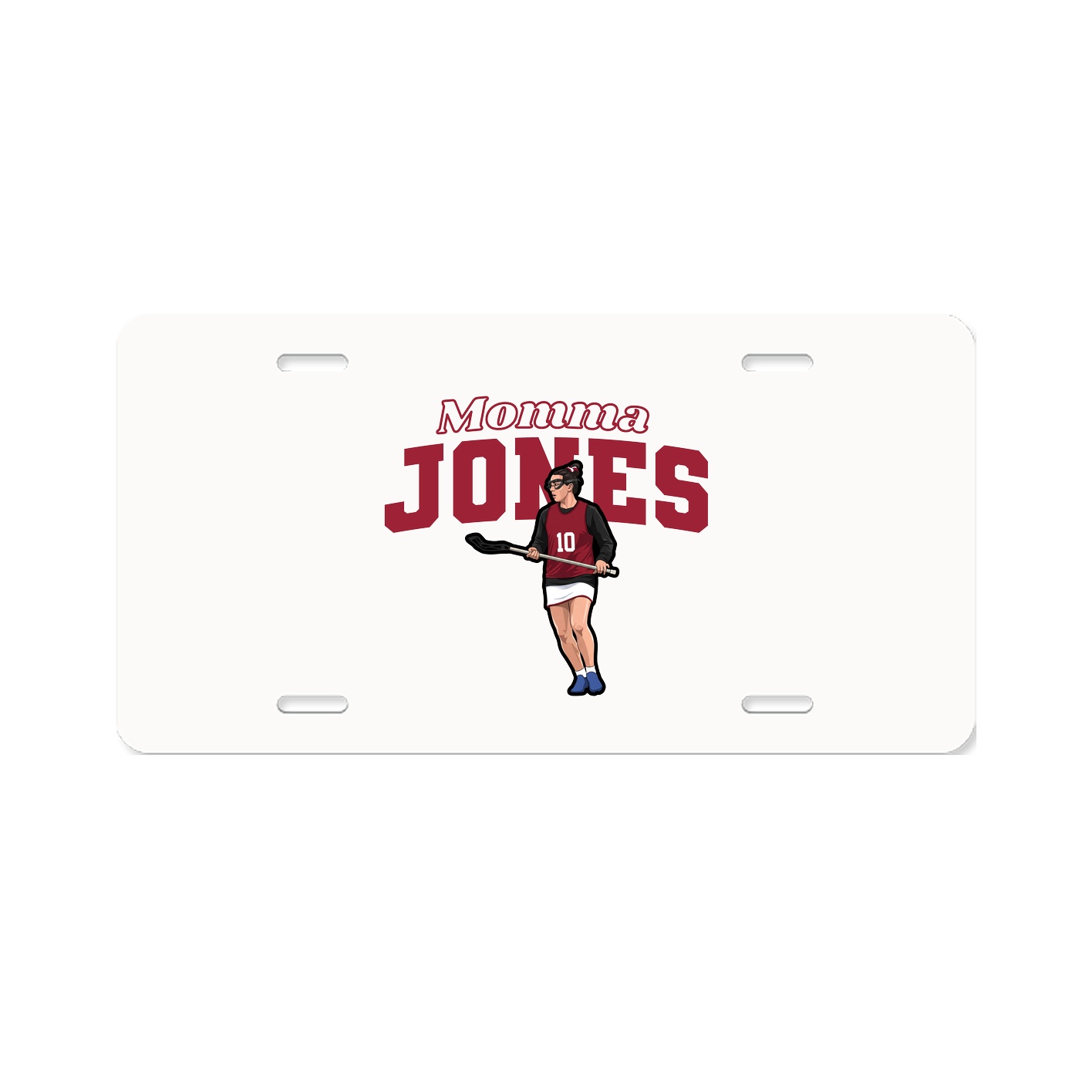 License Plate — Mothers Day Block in Classic