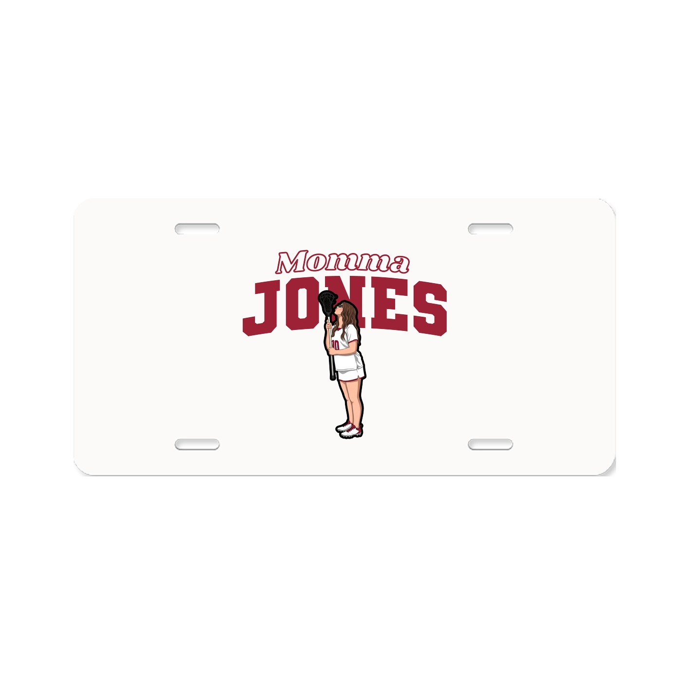 License Plate — Mothers Day Block in Classic