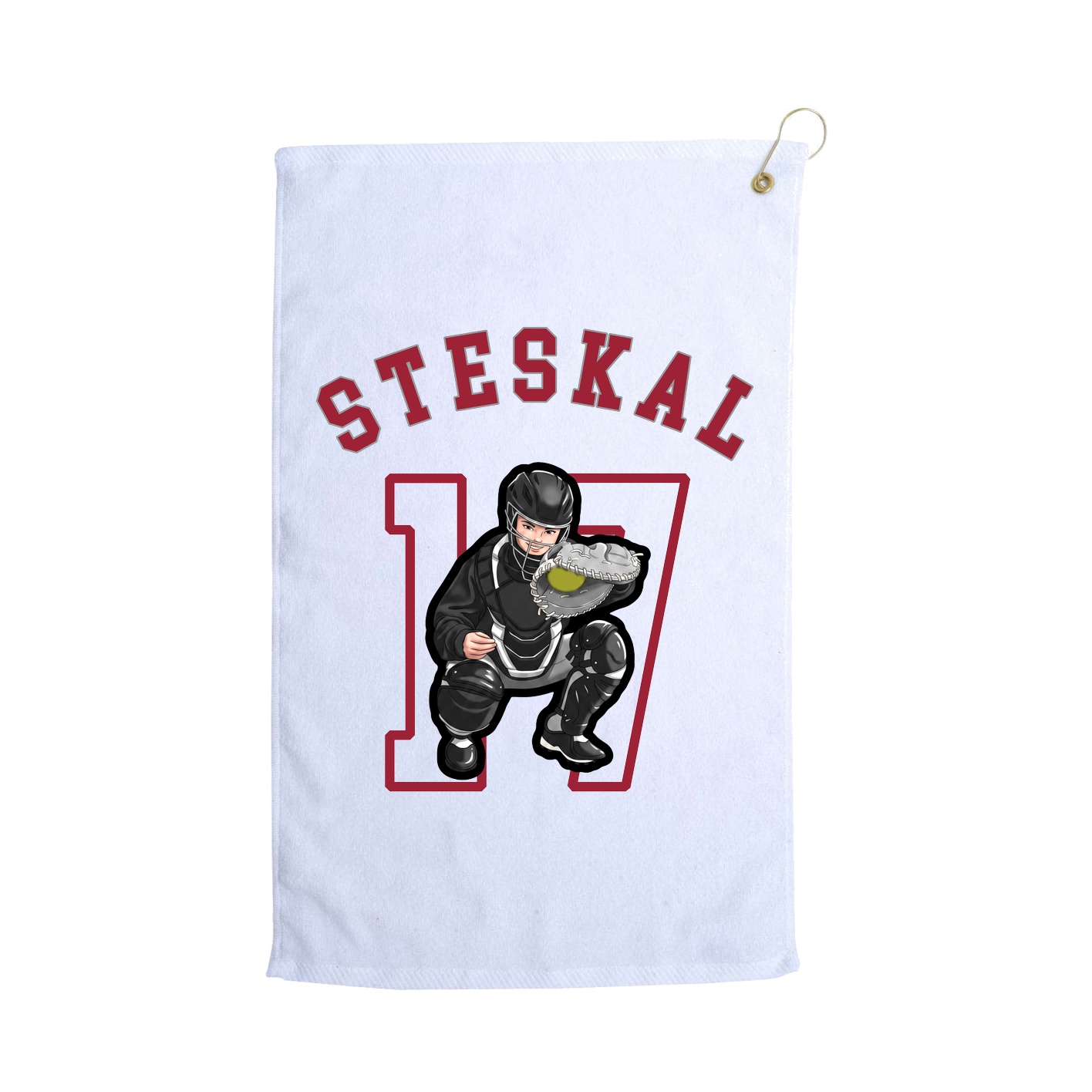 Golf Towel — Shirsey Arch in White