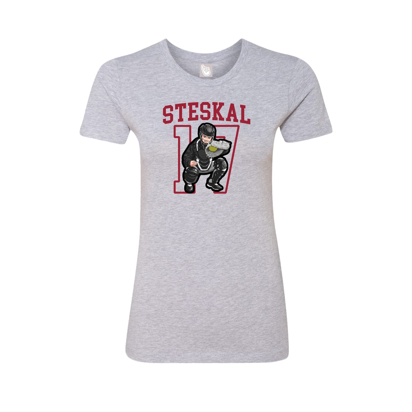 Fitted Women's Tee — Shirsey in Grey