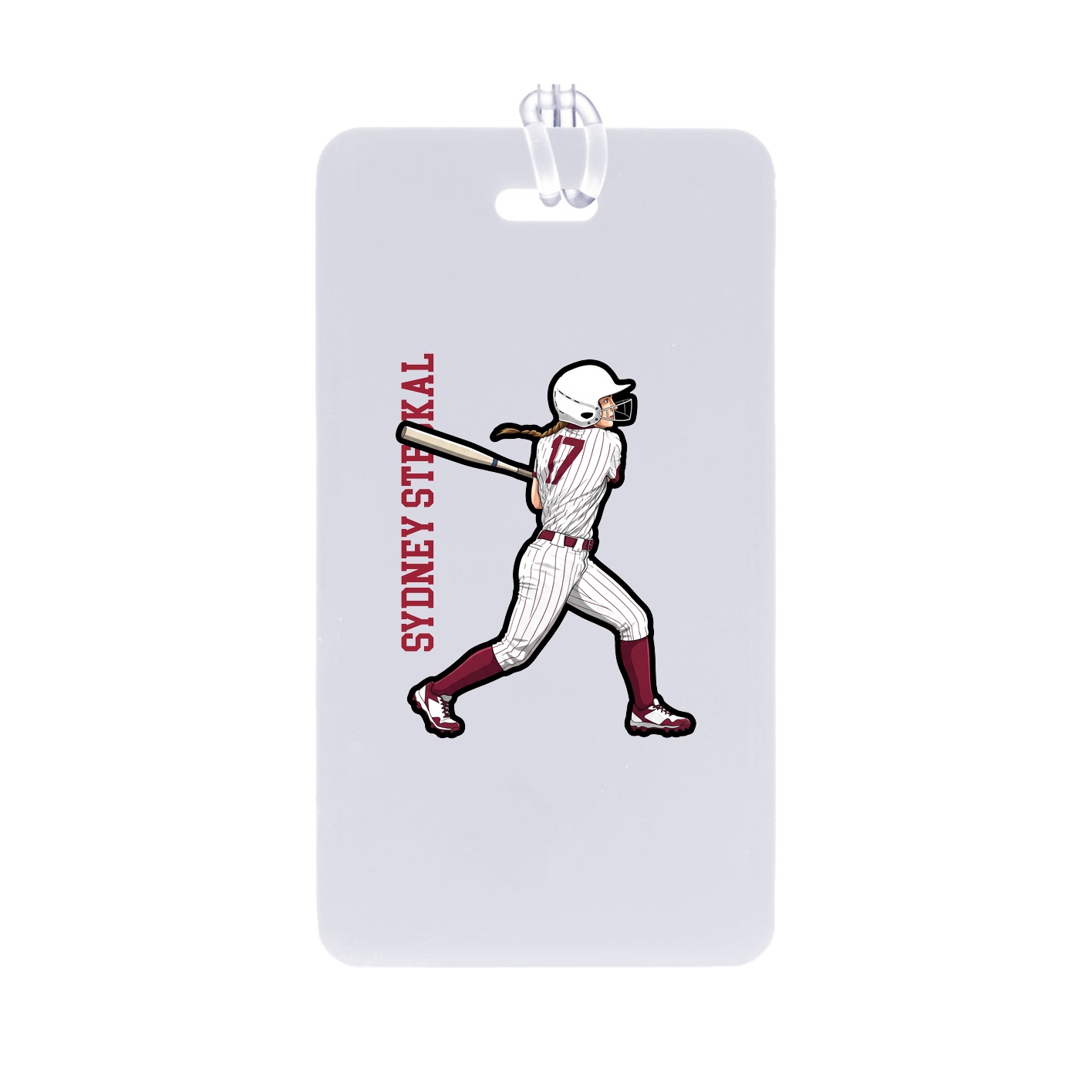 Bag Tag — Name Vertical in Classic