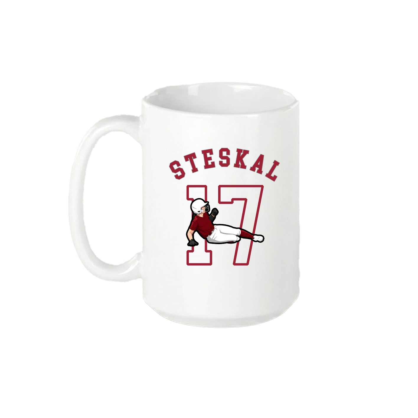 15oz Coffee Mug — Shirsey Arch in White
